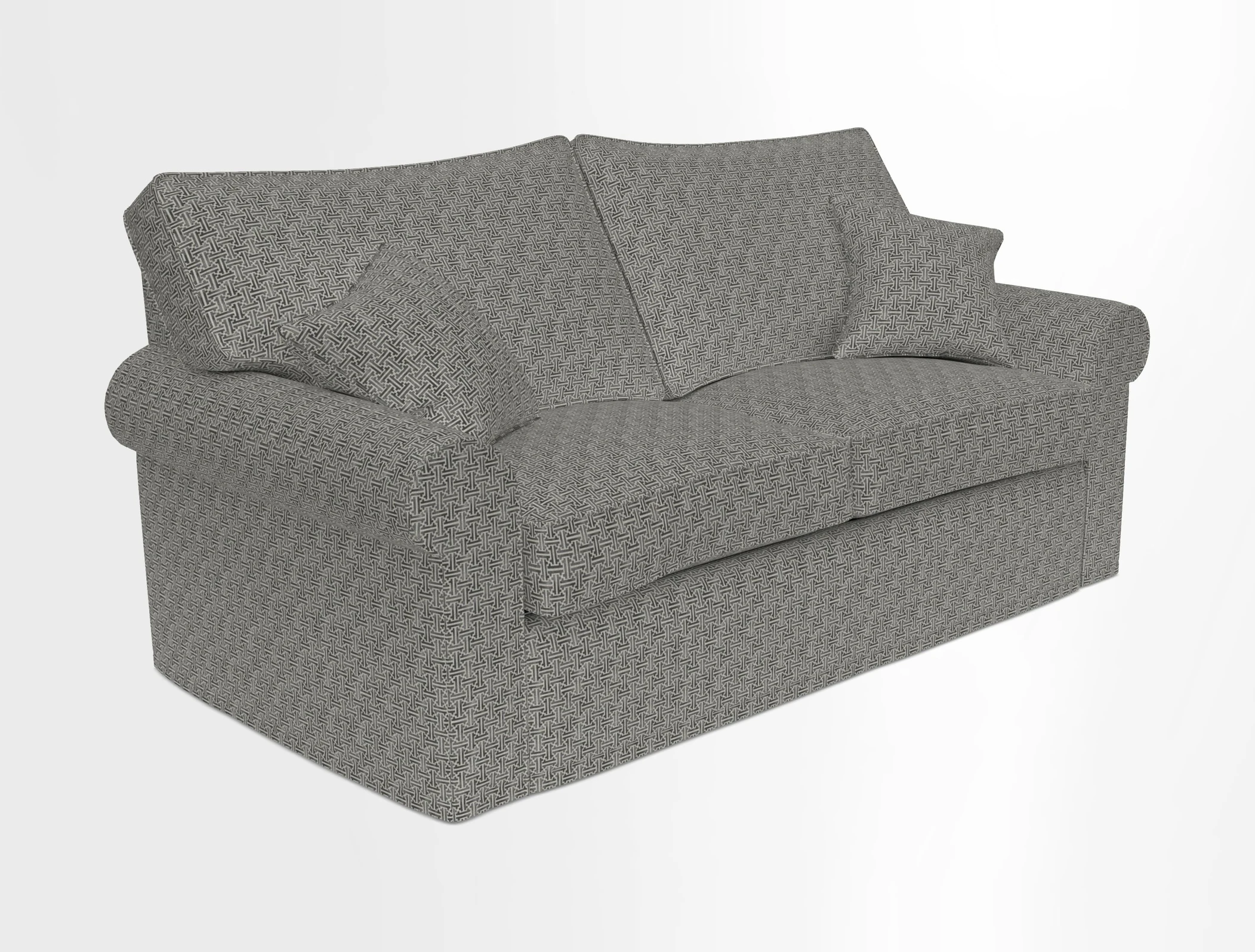 Upperton Sofa Bed in Floral Linen Even So Verde