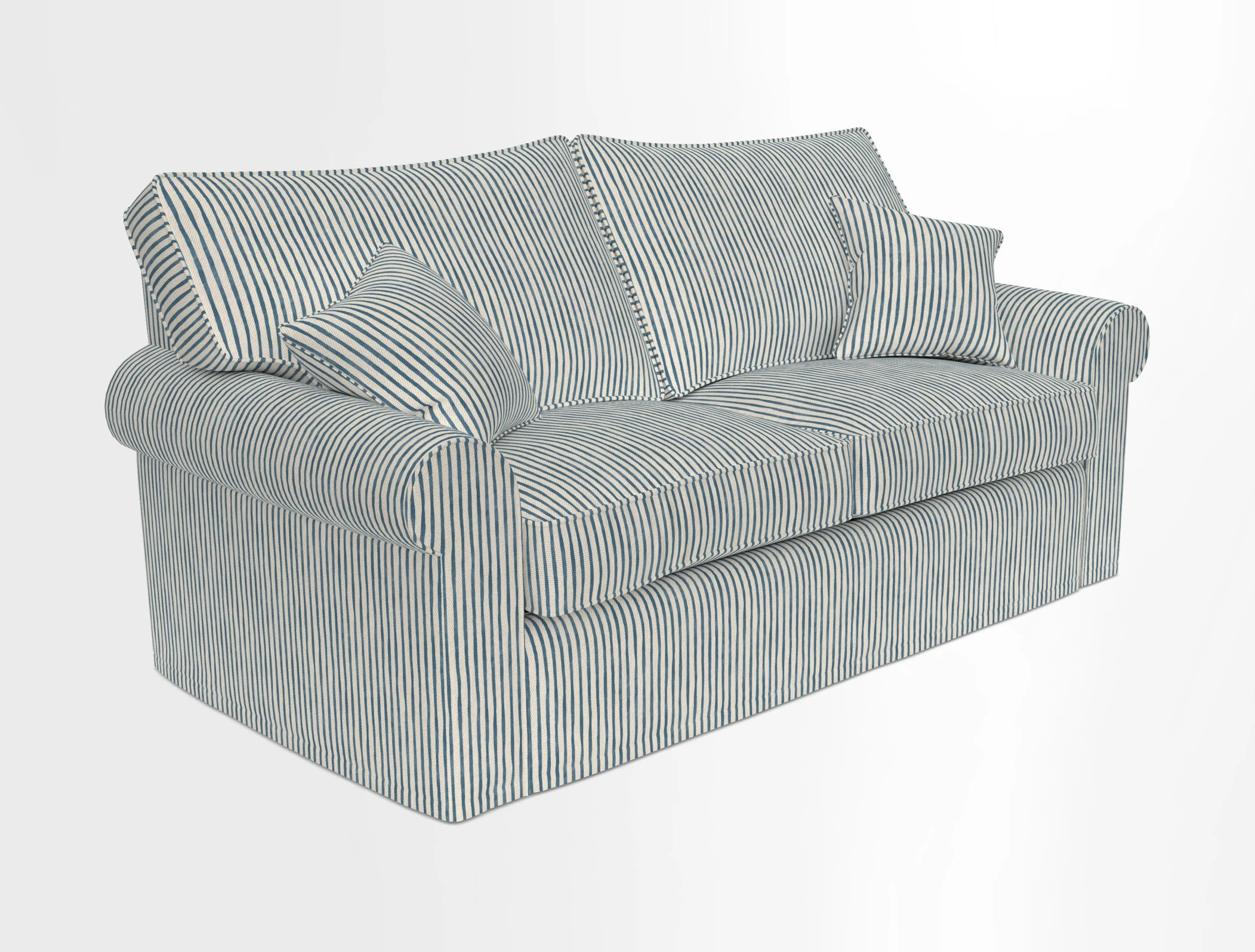 Upperton Sofa Bed in Floral Linen Even So Verde