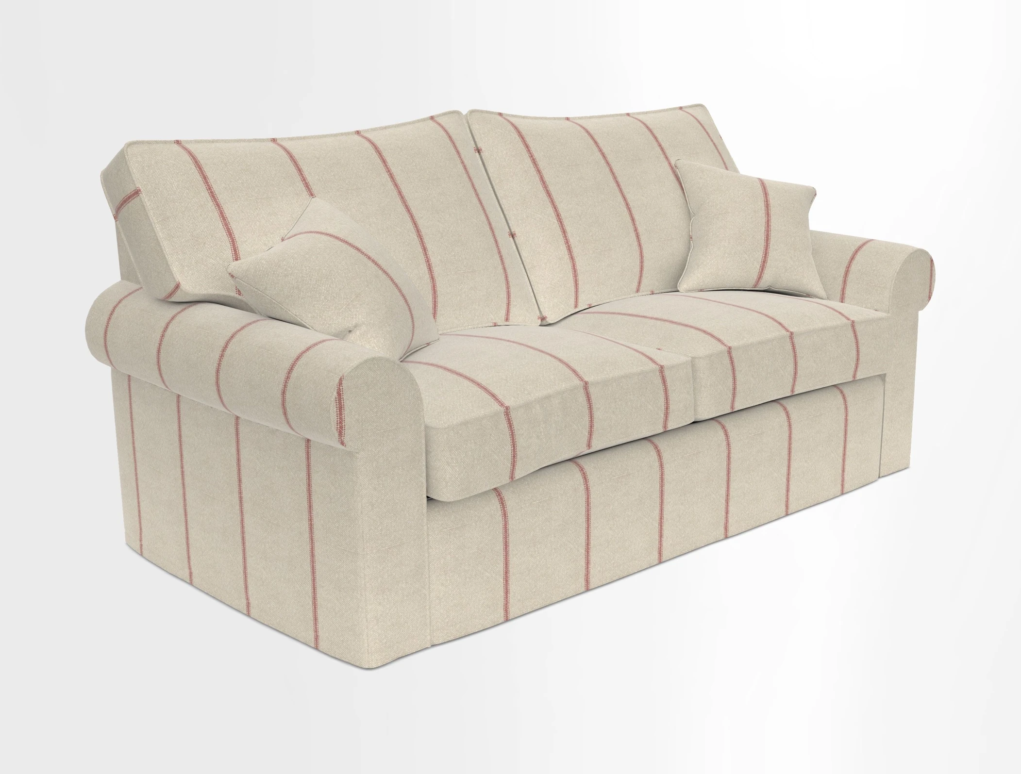 Upperton Sofa Bed in Floral Linen Even So Verde
