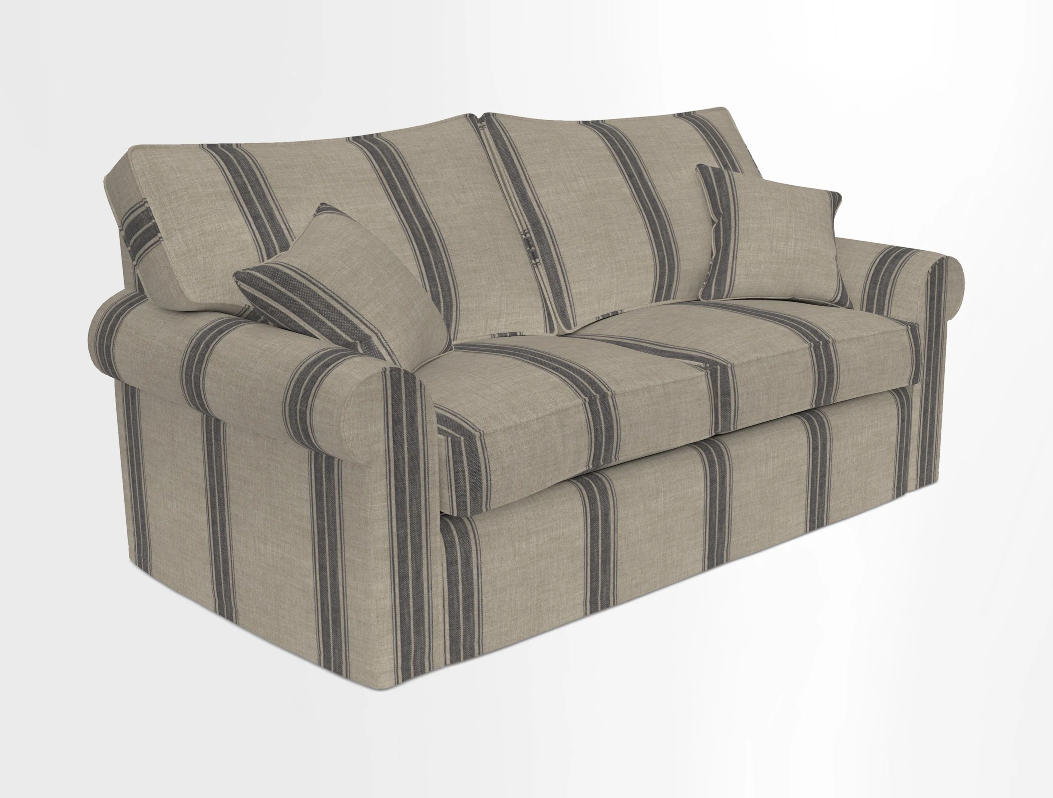 Upperton Sofa Bed in Floral Linen Even So Verde