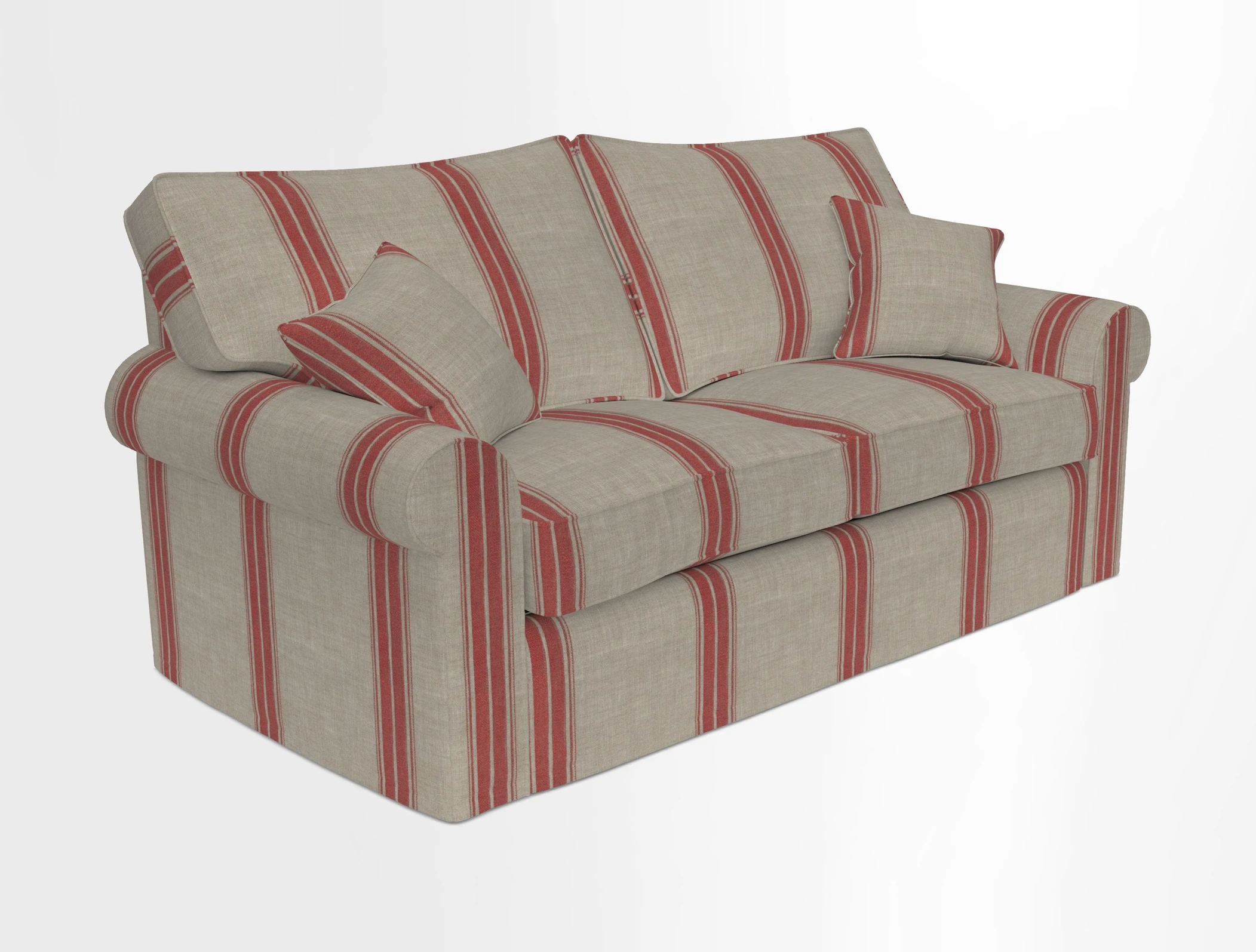 Upperton Sofa Bed in Floral Linen Even So Verde