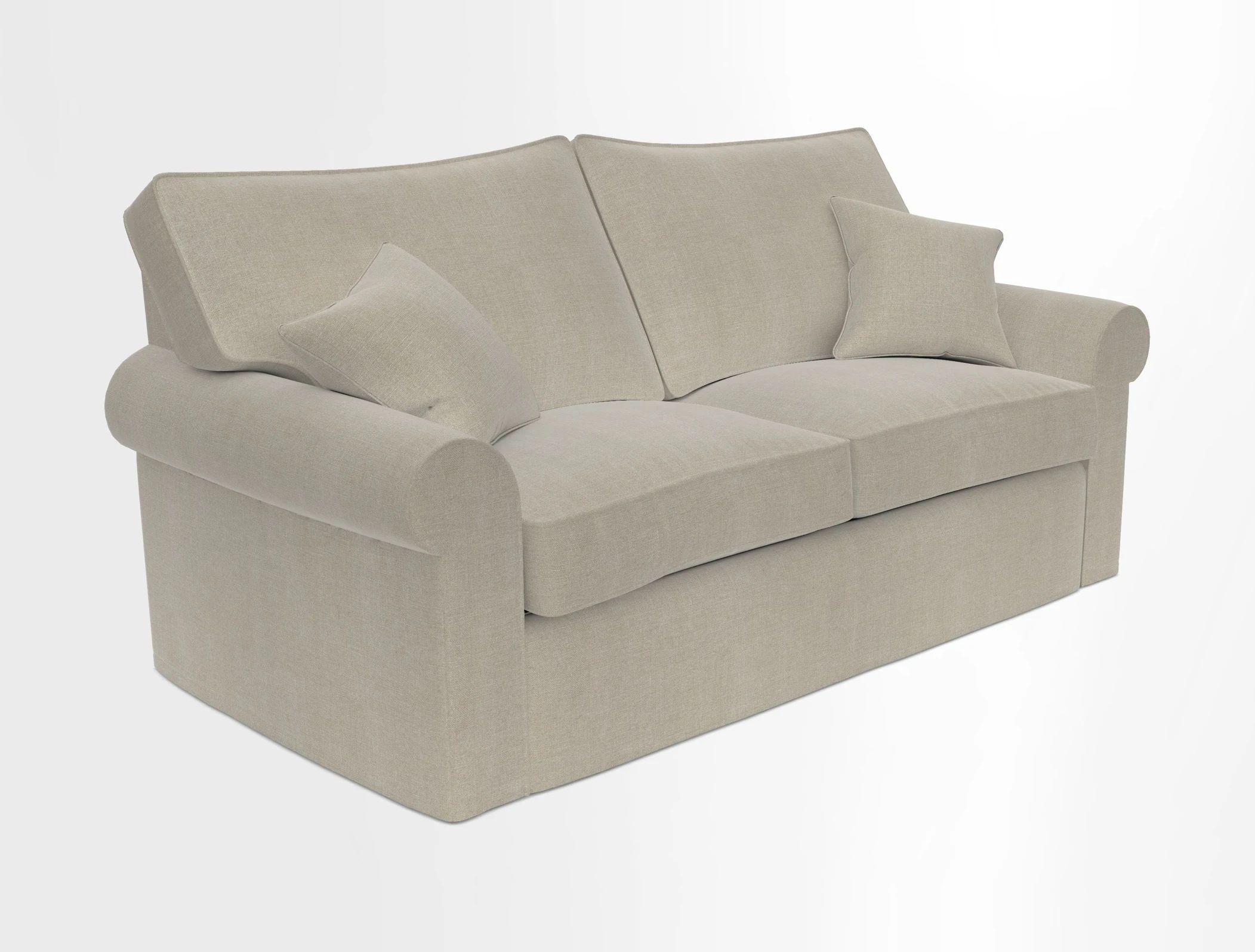 Upperton Sofa Bed in Floral Linen Even So Verde