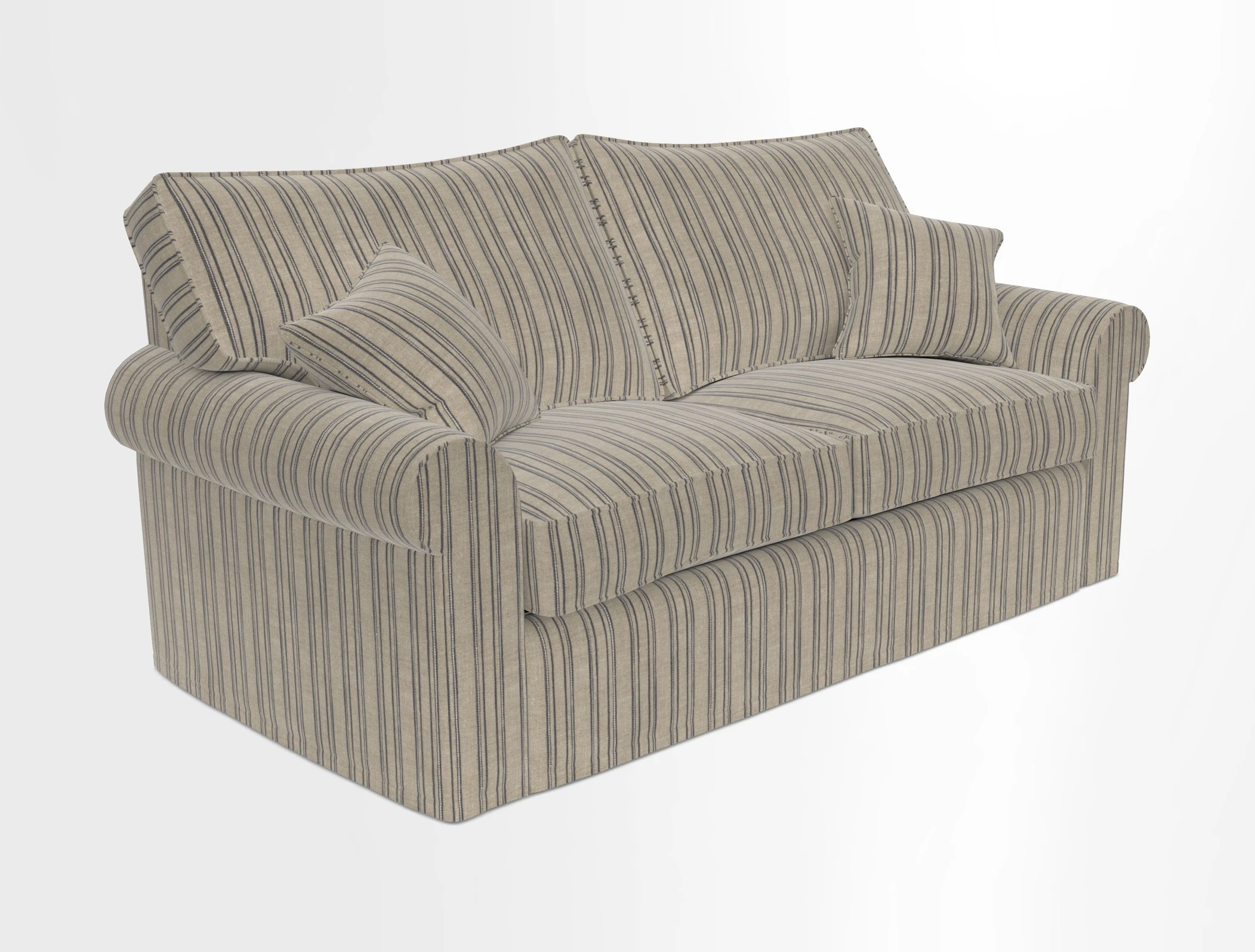 Upperton Sofa Bed in Floral Linen Even So Verde