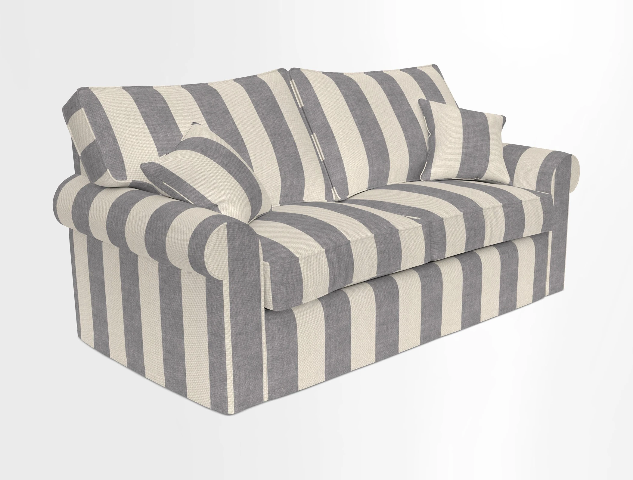 Upperton Sofa Bed in Floral Linen Even So Verde