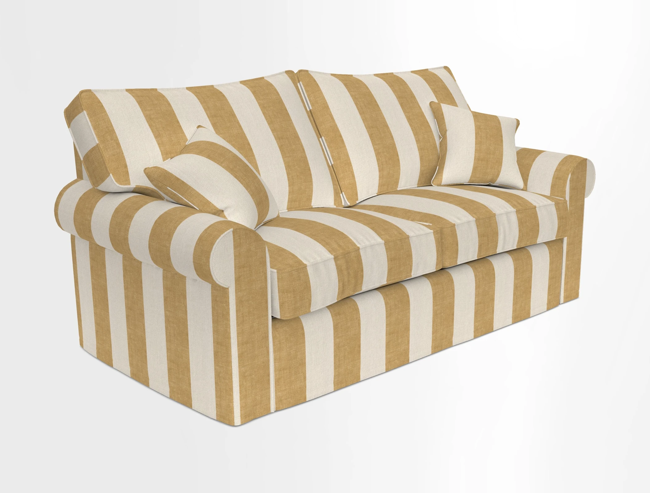 Upperton Sofa Bed in Floral Linen Even So Verde