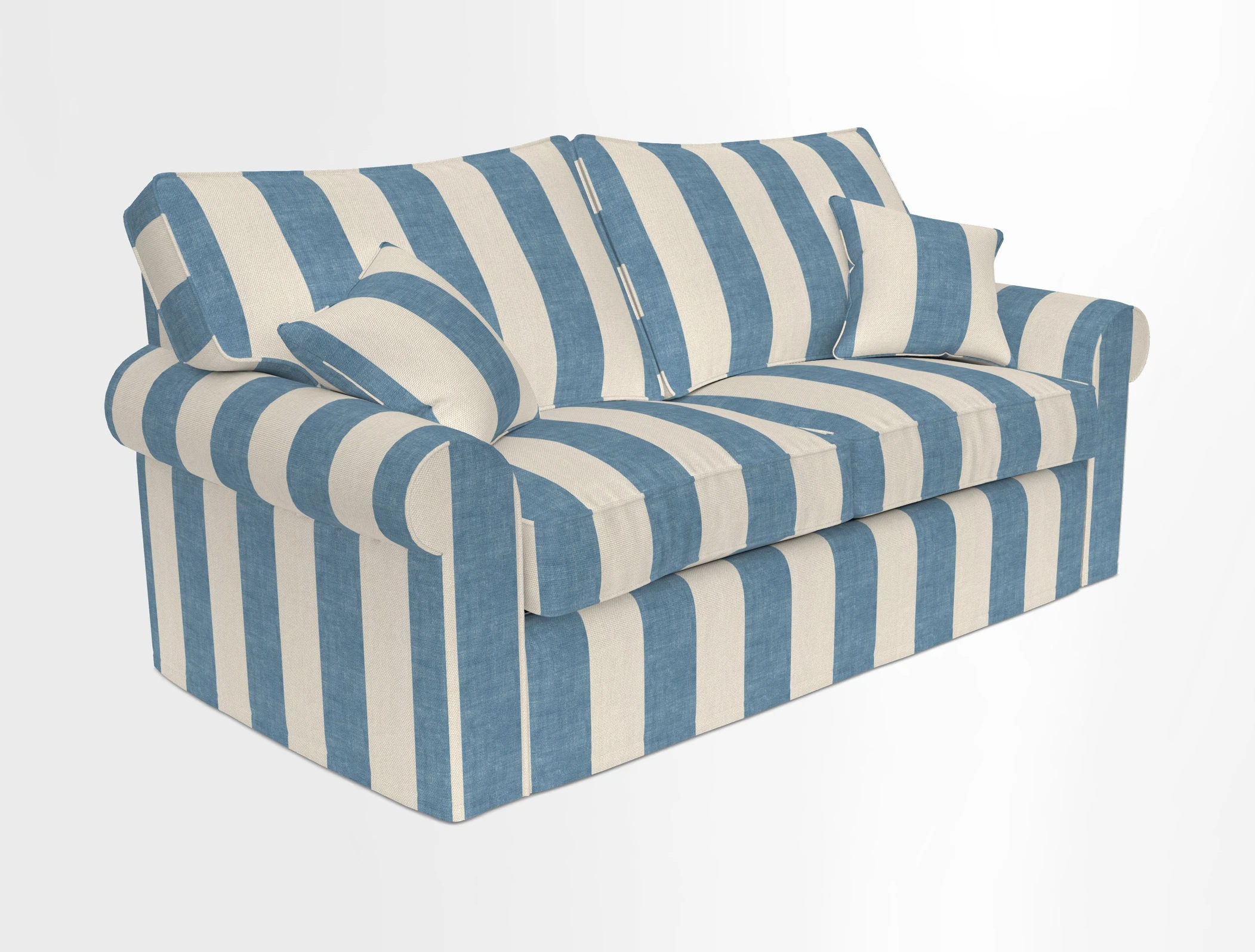 Upperton Sofa Bed in Floral Linen Even So Verde