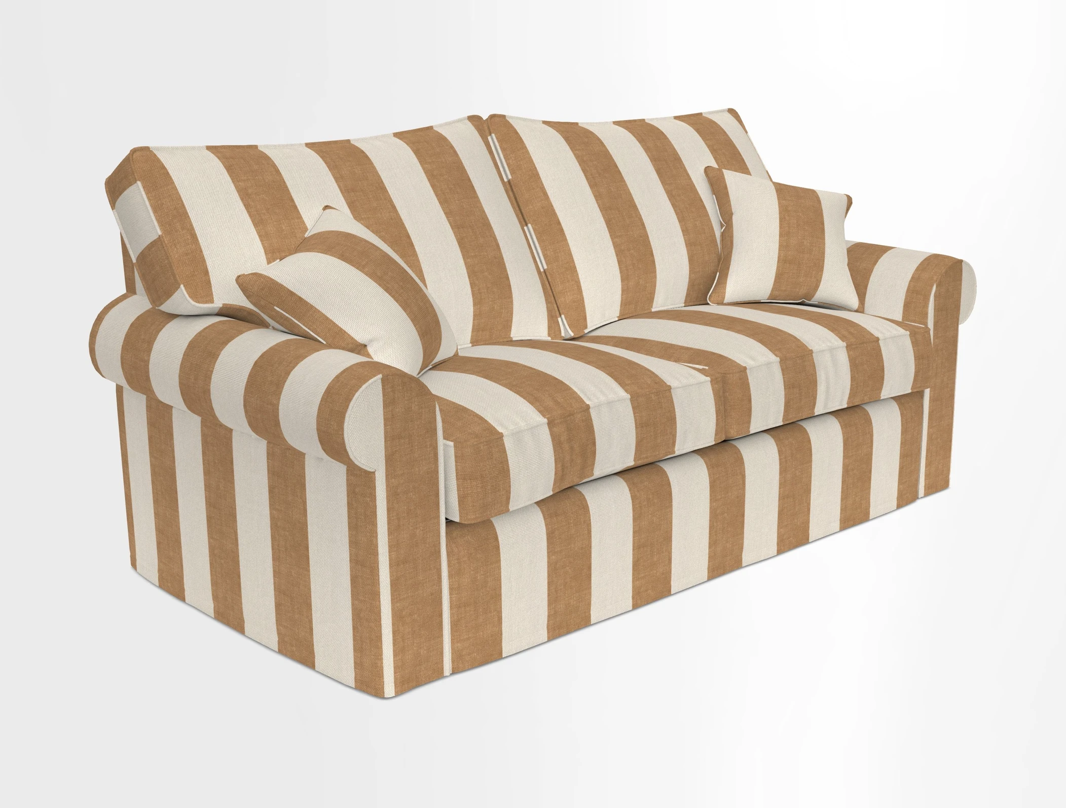 Upperton Sofa Bed in Floral Linen Even So Verde