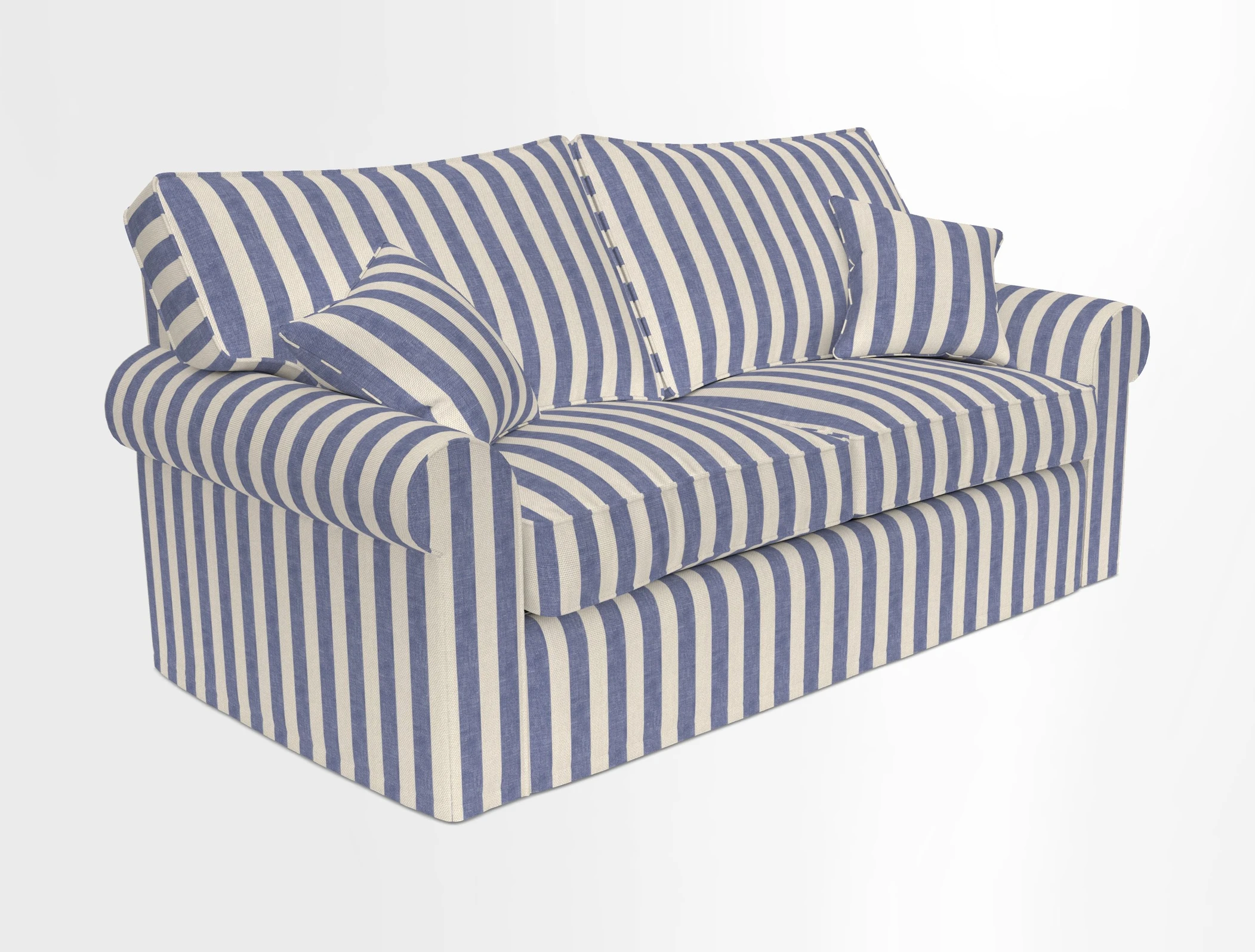 Upperton Sofa Bed in Floral Linen Even So Verde