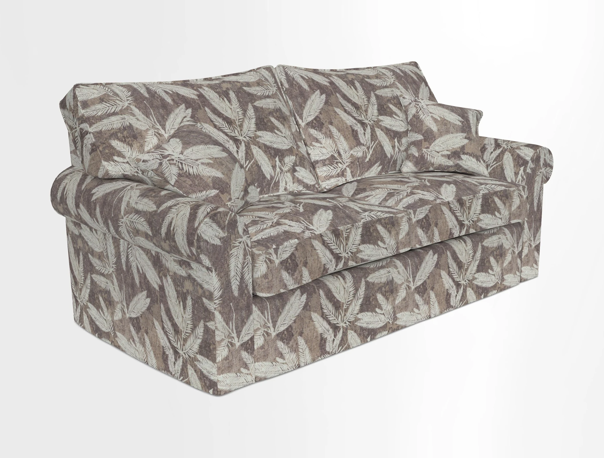 Upperton Sofa Bed in Floral Linen Even So Verde