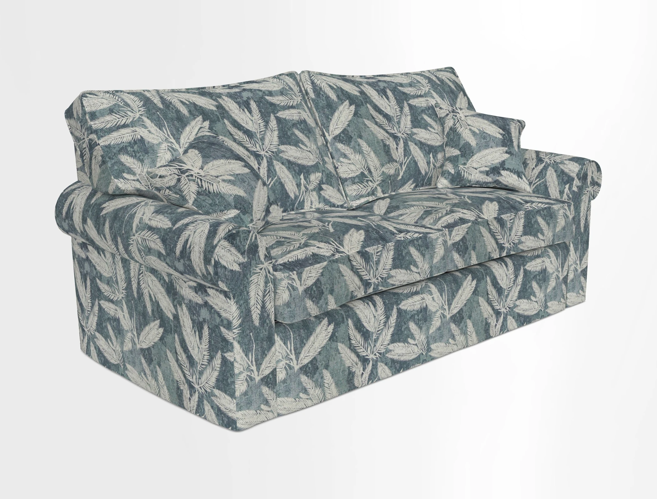 Upperton Sofa Bed in Floral Linen Even So Verde