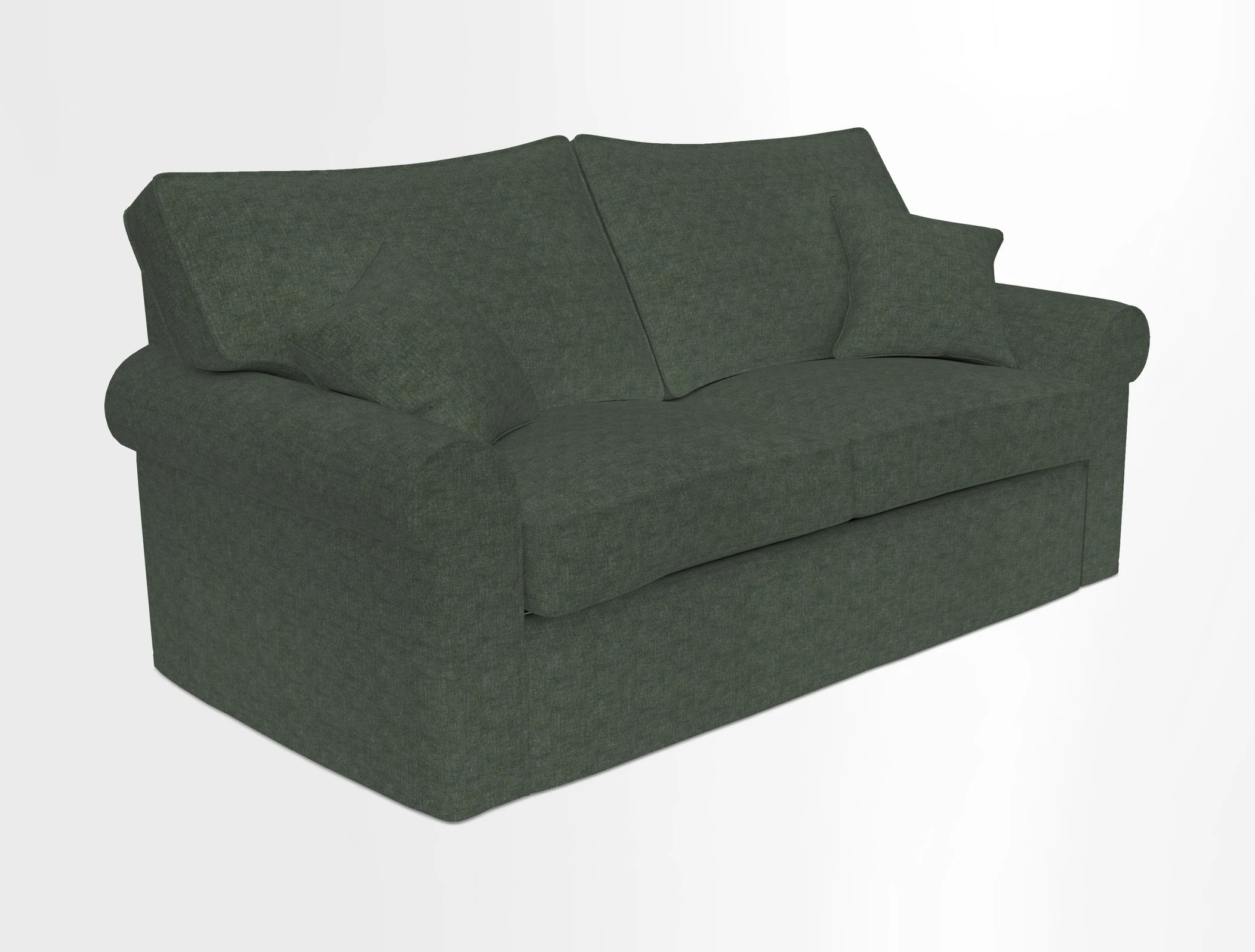 Upperton Sofa Bed in Floral Linen Even So Verde