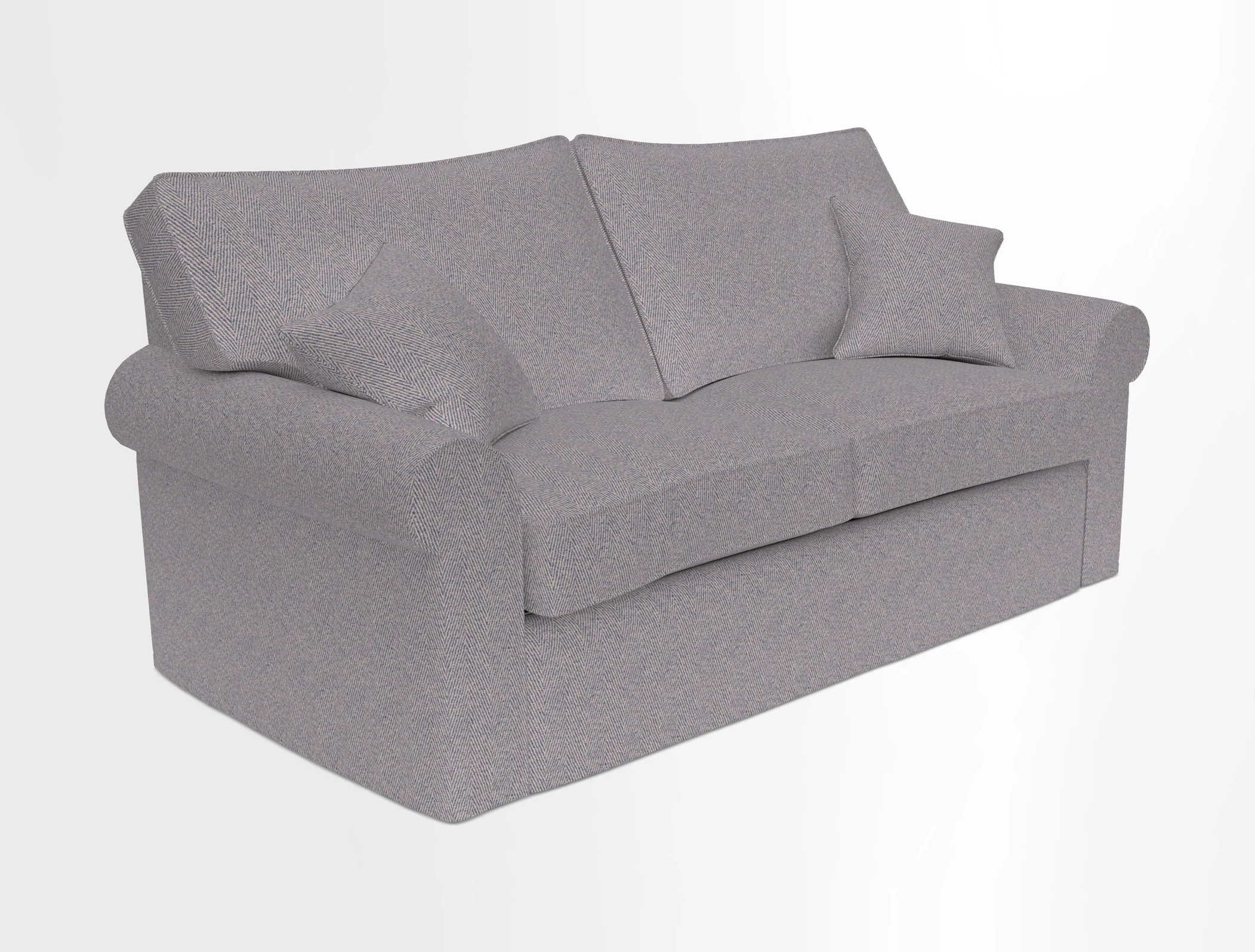 Upperton Sofa Bed in Floral Linen Even So Verde