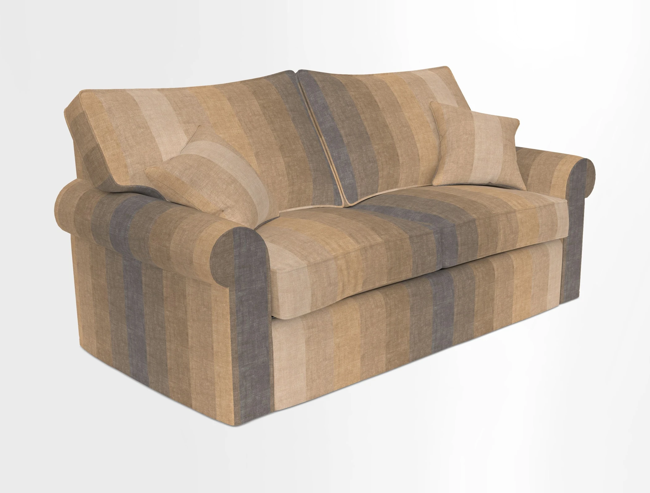 Upperton Sofa Bed in Floral Linen Even So Verde