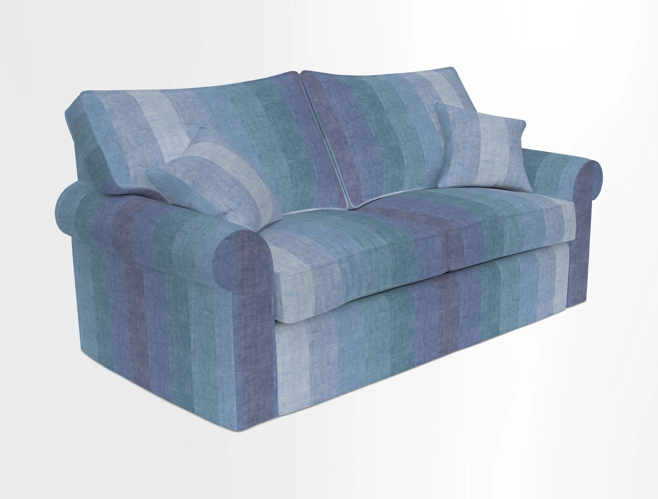 Upperton Sofa Bed in Floral Linen Even So Verde