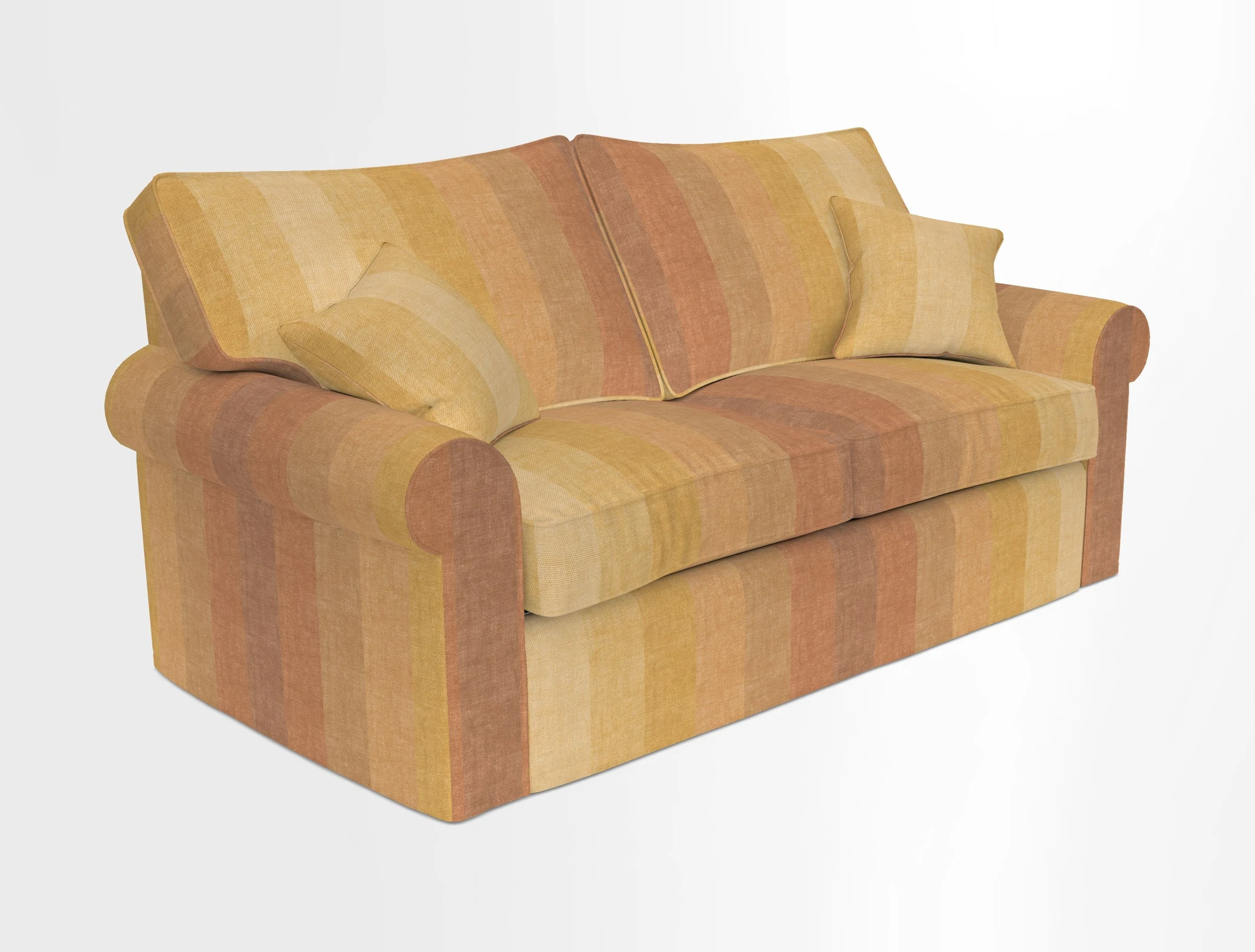 Upperton Sofa Bed in Floral Linen Even So Verde