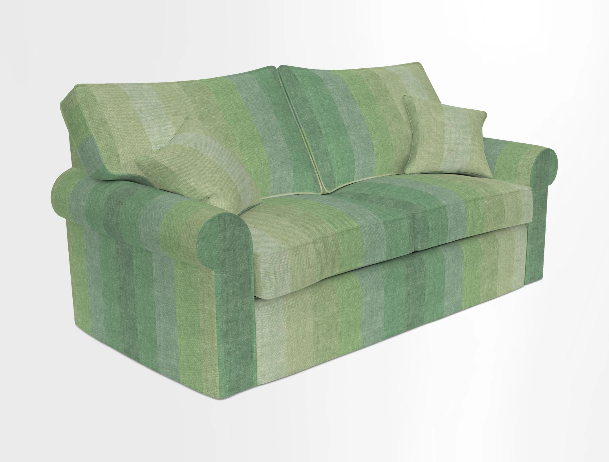 Upperton Sofa Bed in Floral Linen Even So Verde