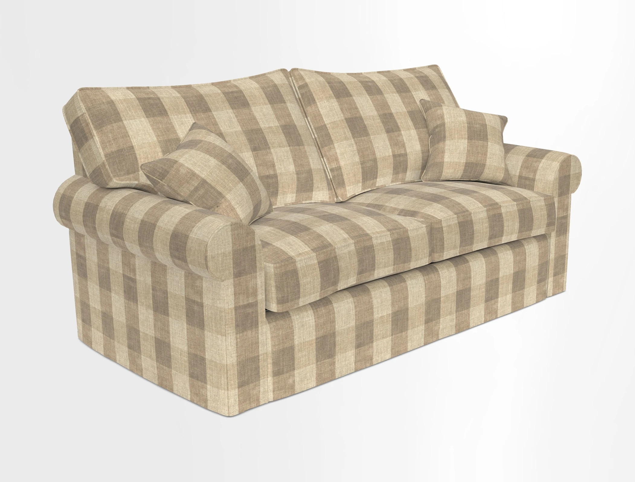 Upperton Sofa Bed in Floral Linen Even So Verde