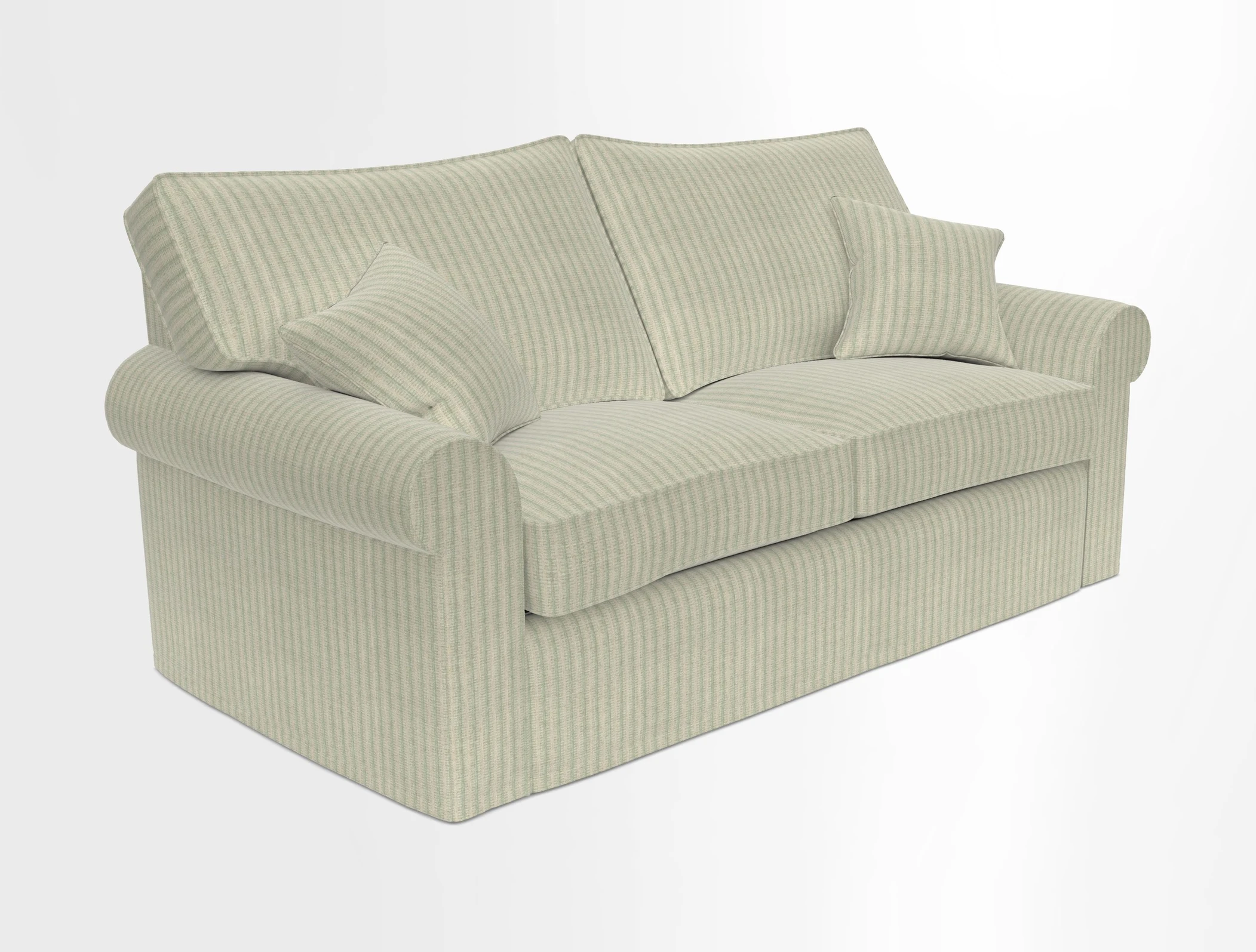 Upperton Sofa Bed in Floral Linen Even So Verde