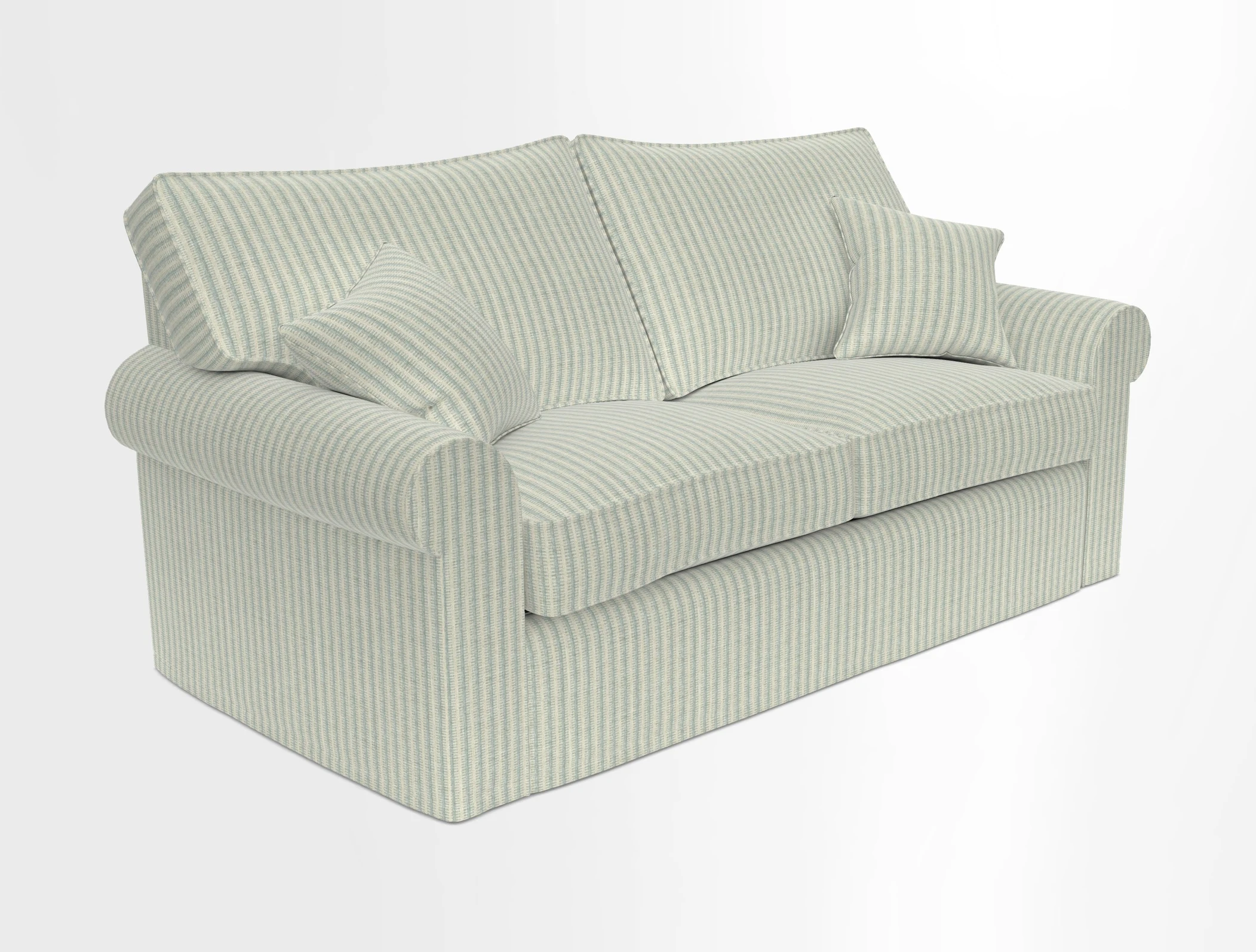 Upperton Sofa Bed in Floral Linen Even So Verde