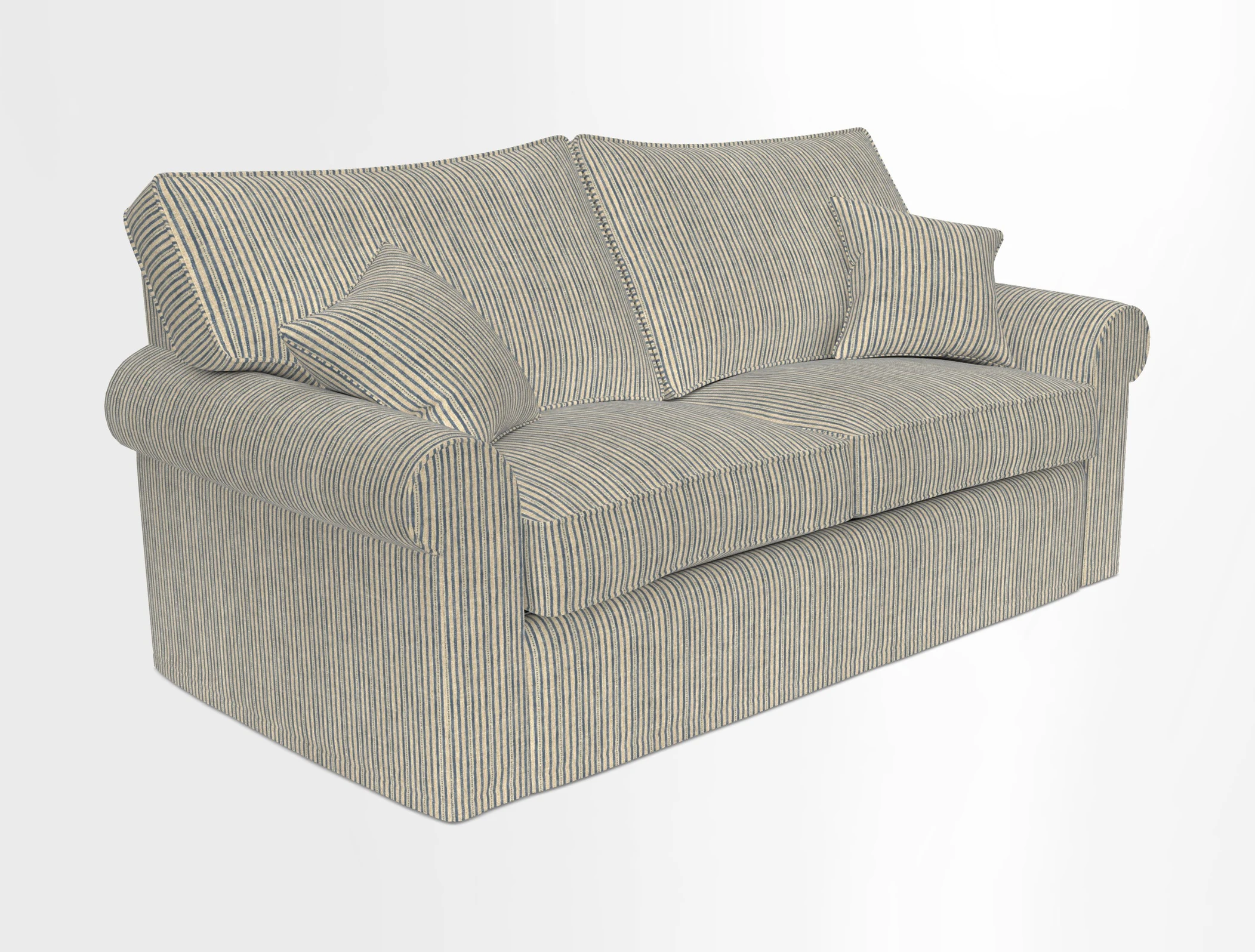 Upperton Sofa Bed in Floral Linen Even So Verde