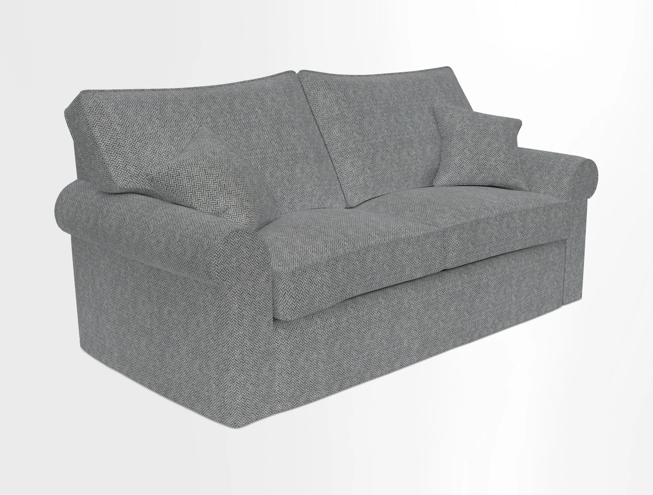 Upperton Sofa Bed in Floral Linen Even So Verde