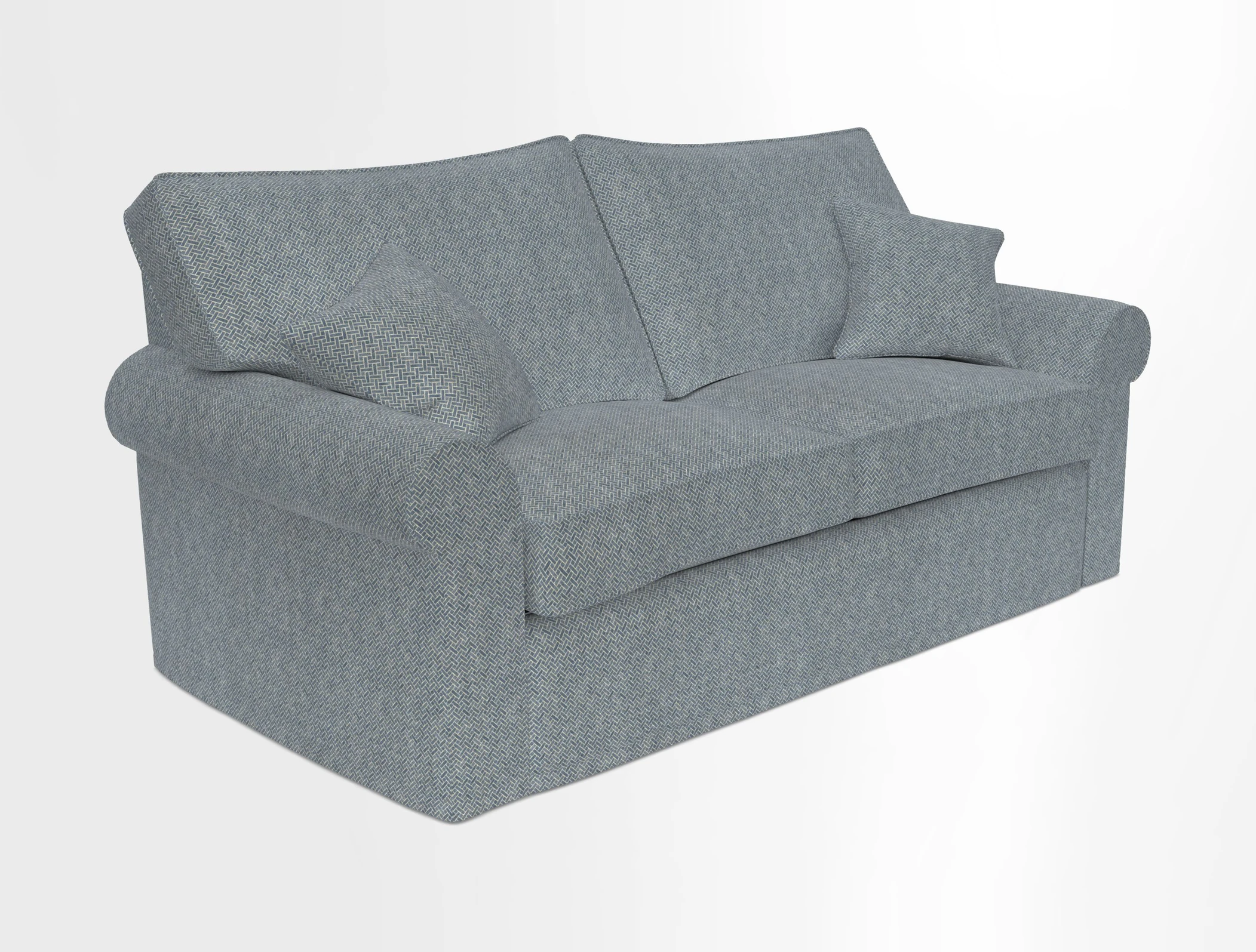 Upperton Sofa Bed in Floral Linen Even So Verde