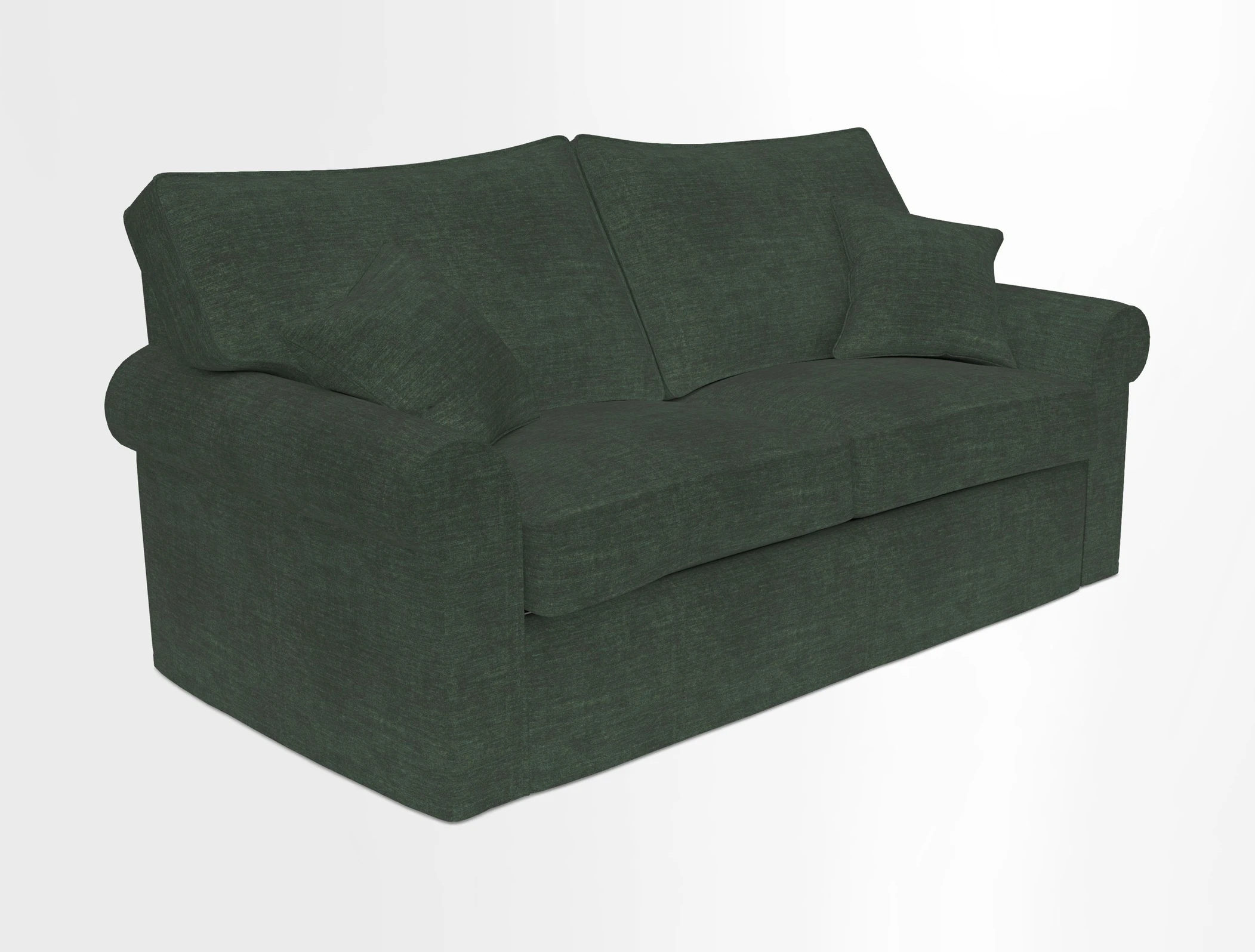 Upperton Sofa Bed in Floral Linen Even So Verde