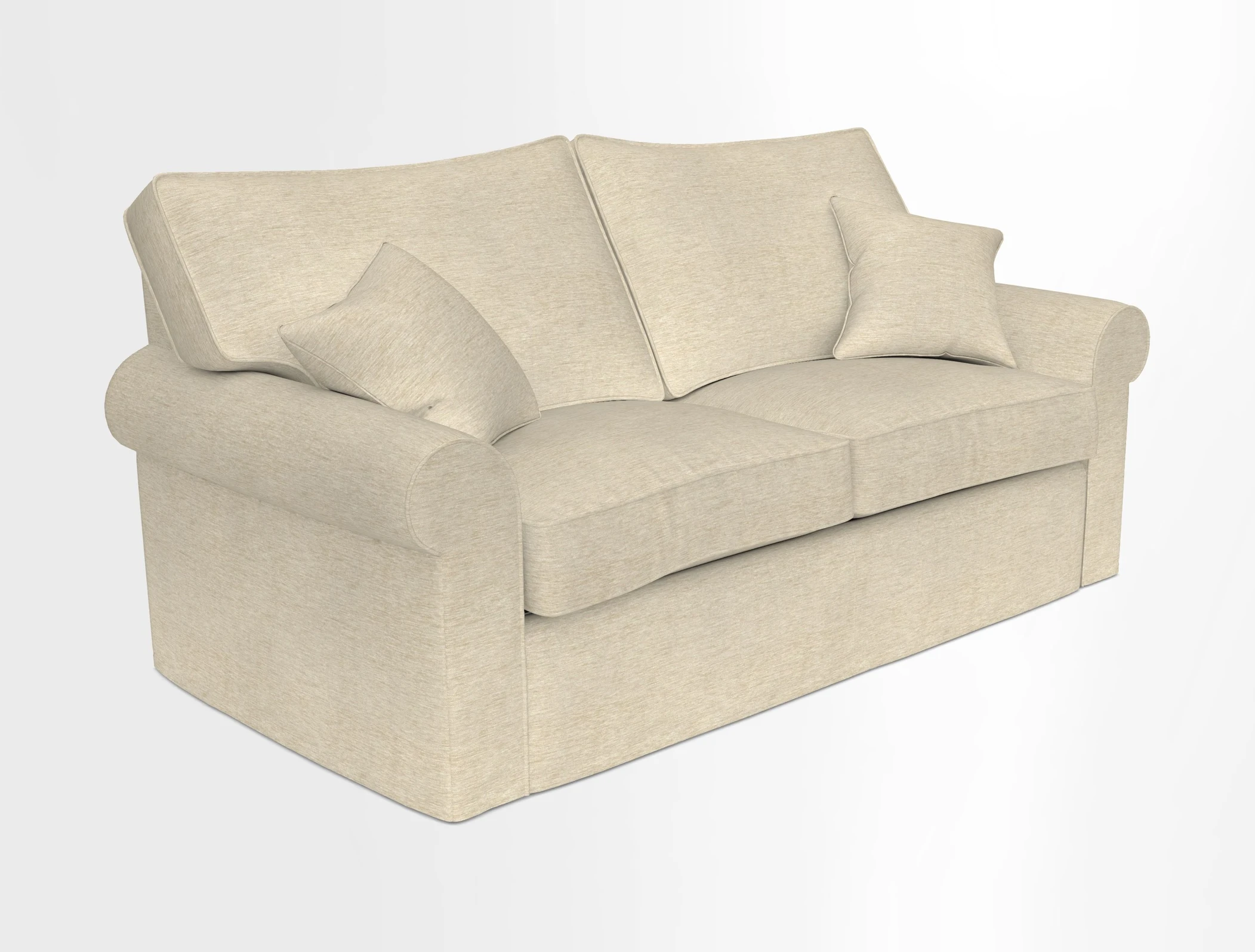 Upperton Sofa Bed in Floral Linen Even So Verde