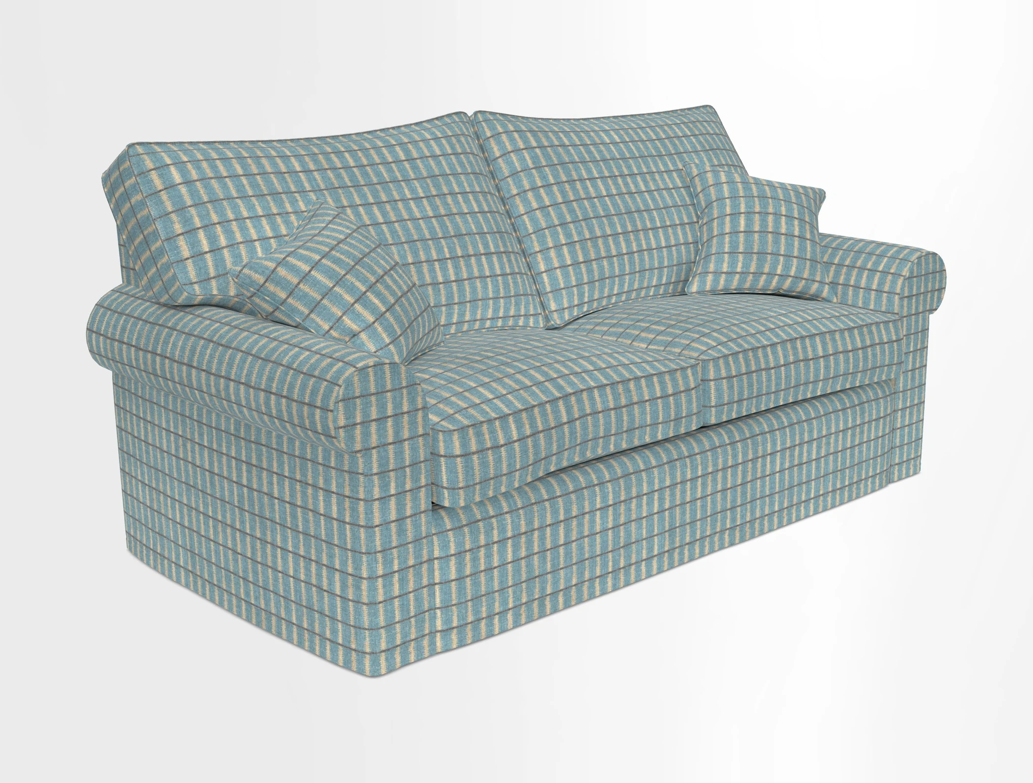 Upperton Sofa Bed in Floral Linen Even So Verde