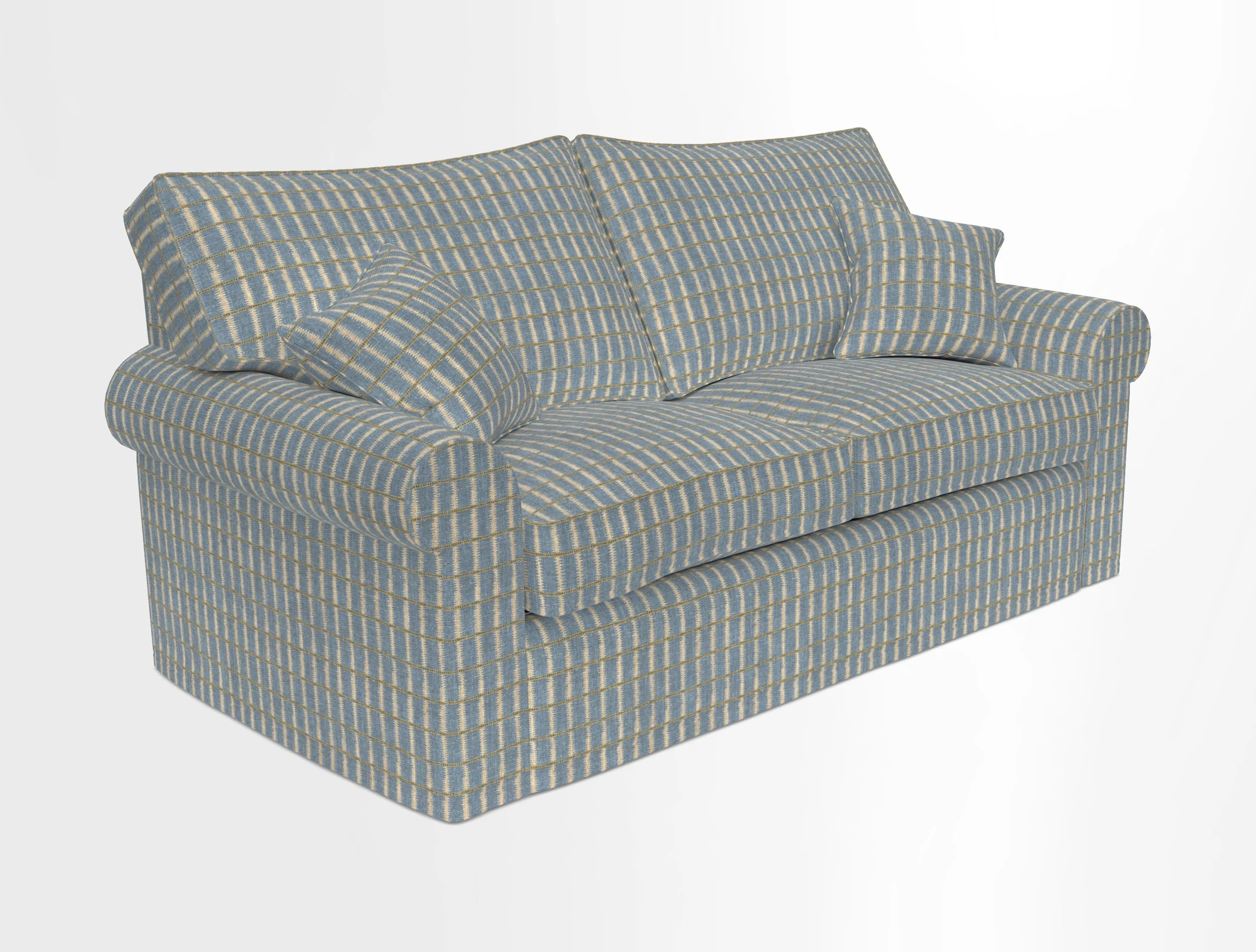 Upperton Sofa Bed in Floral Linen Even So Verde