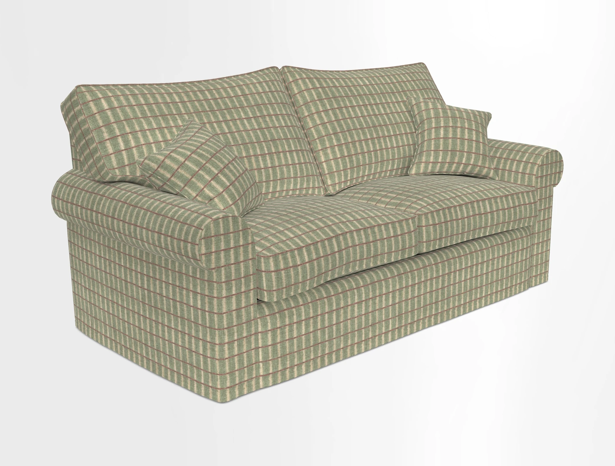 Upperton Sofa Bed in Floral Linen Even So Verde