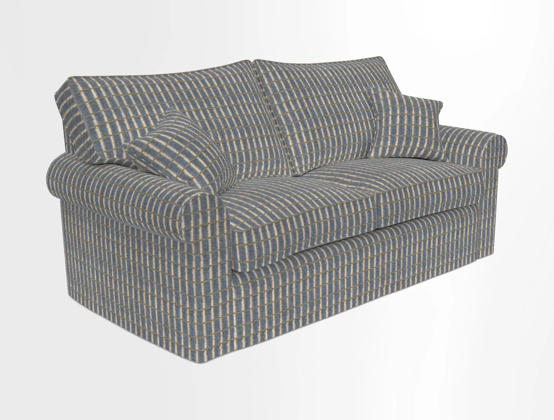 Upperton Sofa Bed in Floral Linen Even So Verde