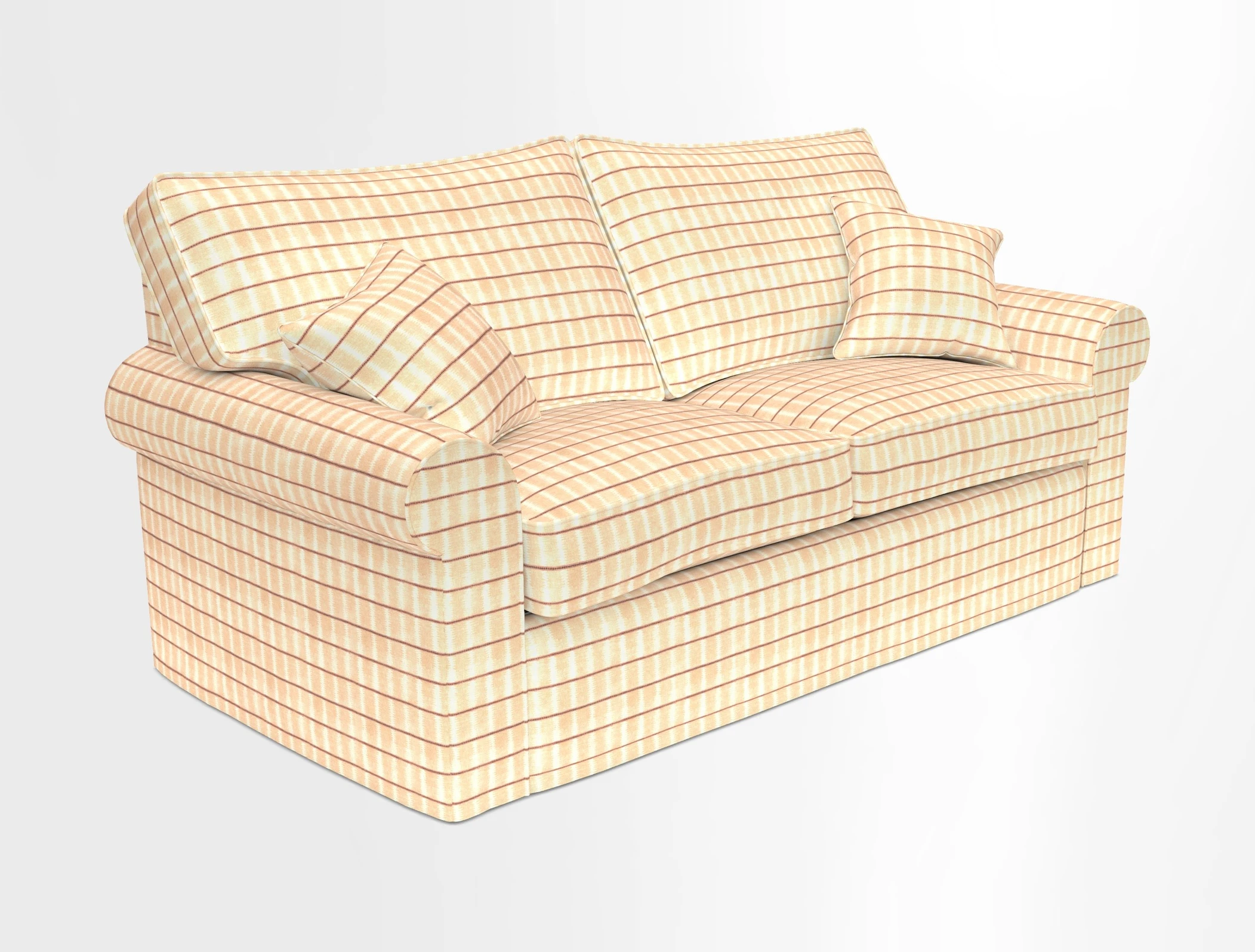 Upperton Sofa Bed in Floral Linen Even So Verde
