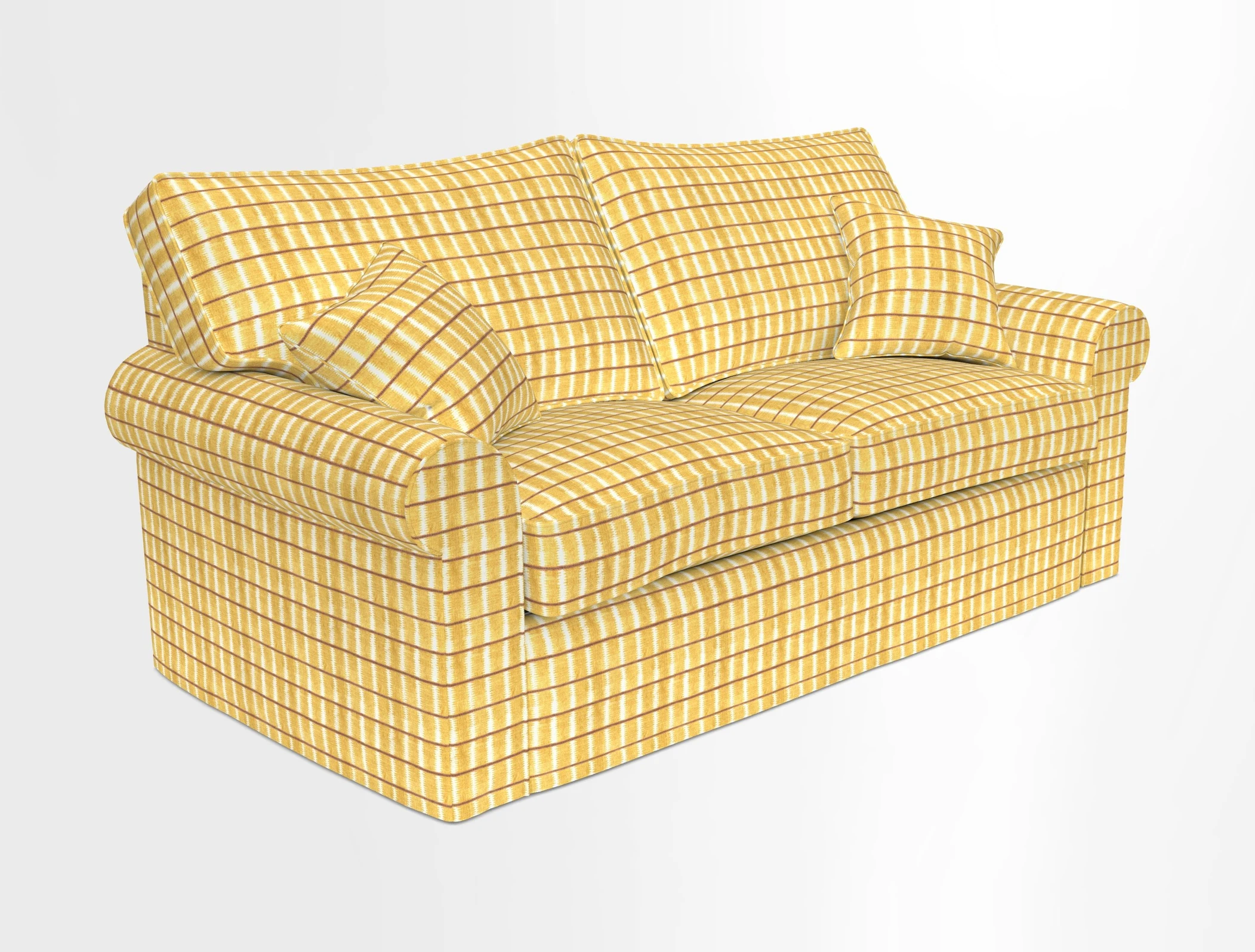 Upperton Sofa Bed in Floral Linen Even So Verde