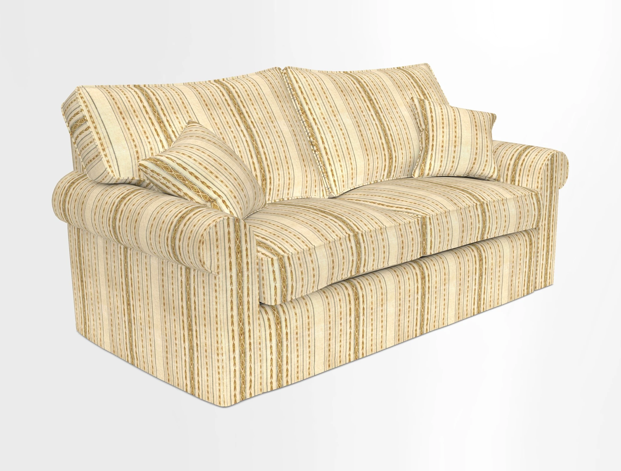 Upperton Sofa Bed in Floral Linen Even So Verde