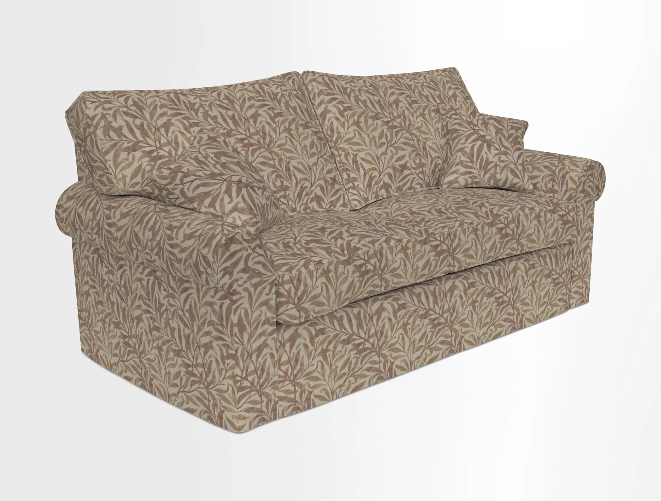 Upperton Sofa Bed in Floral Linen Even So Verde