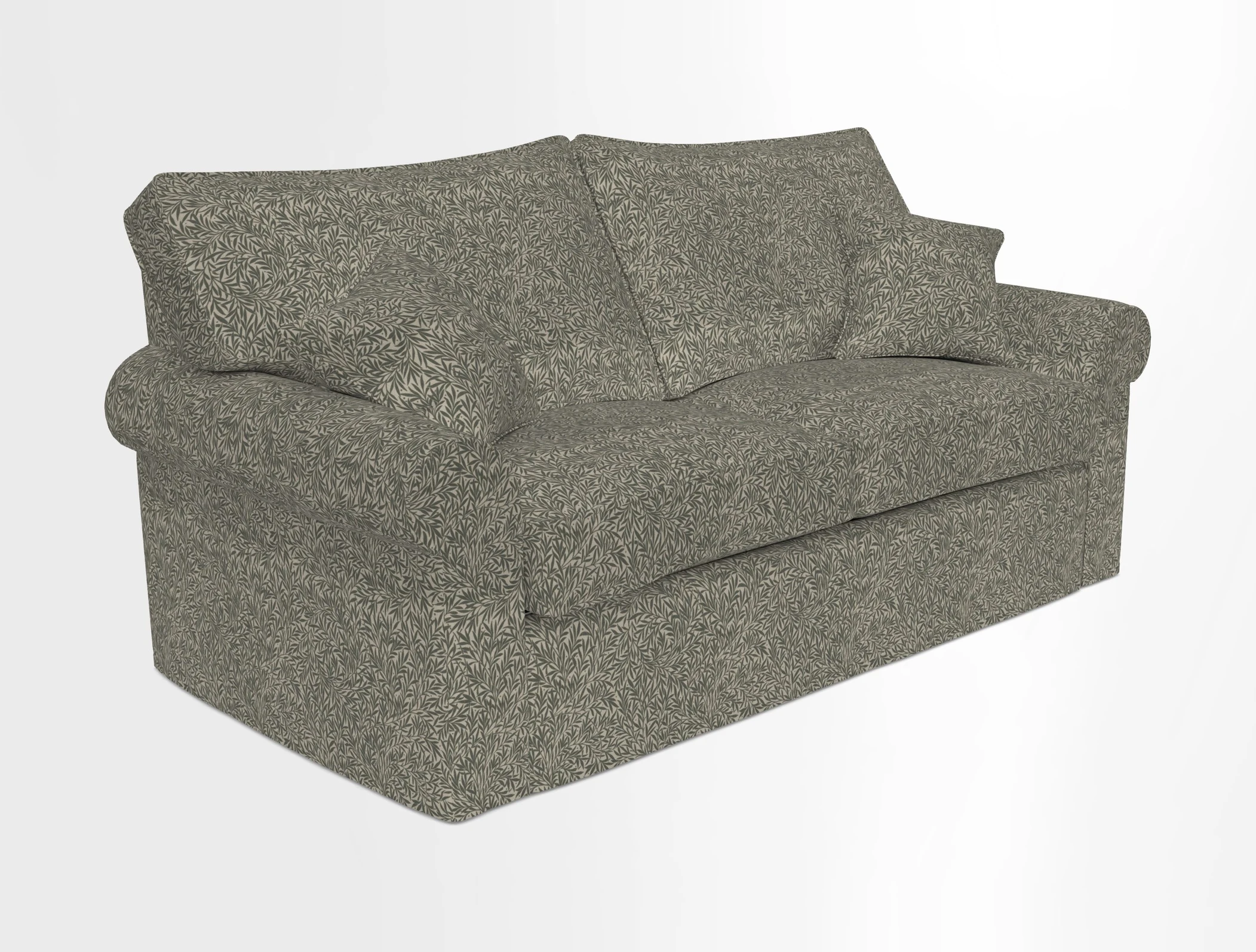 Upperton Sofa Bed in Floral Linen Even So Verde