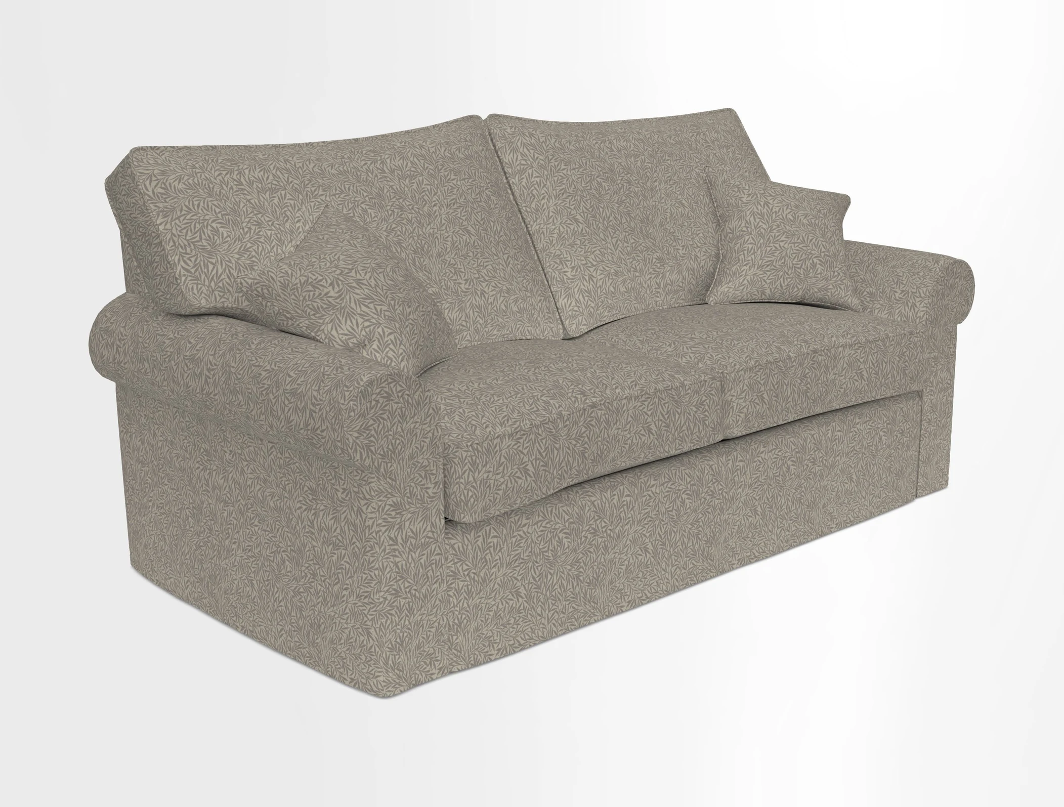 Upperton Sofa Bed in Floral Linen Even So Verde