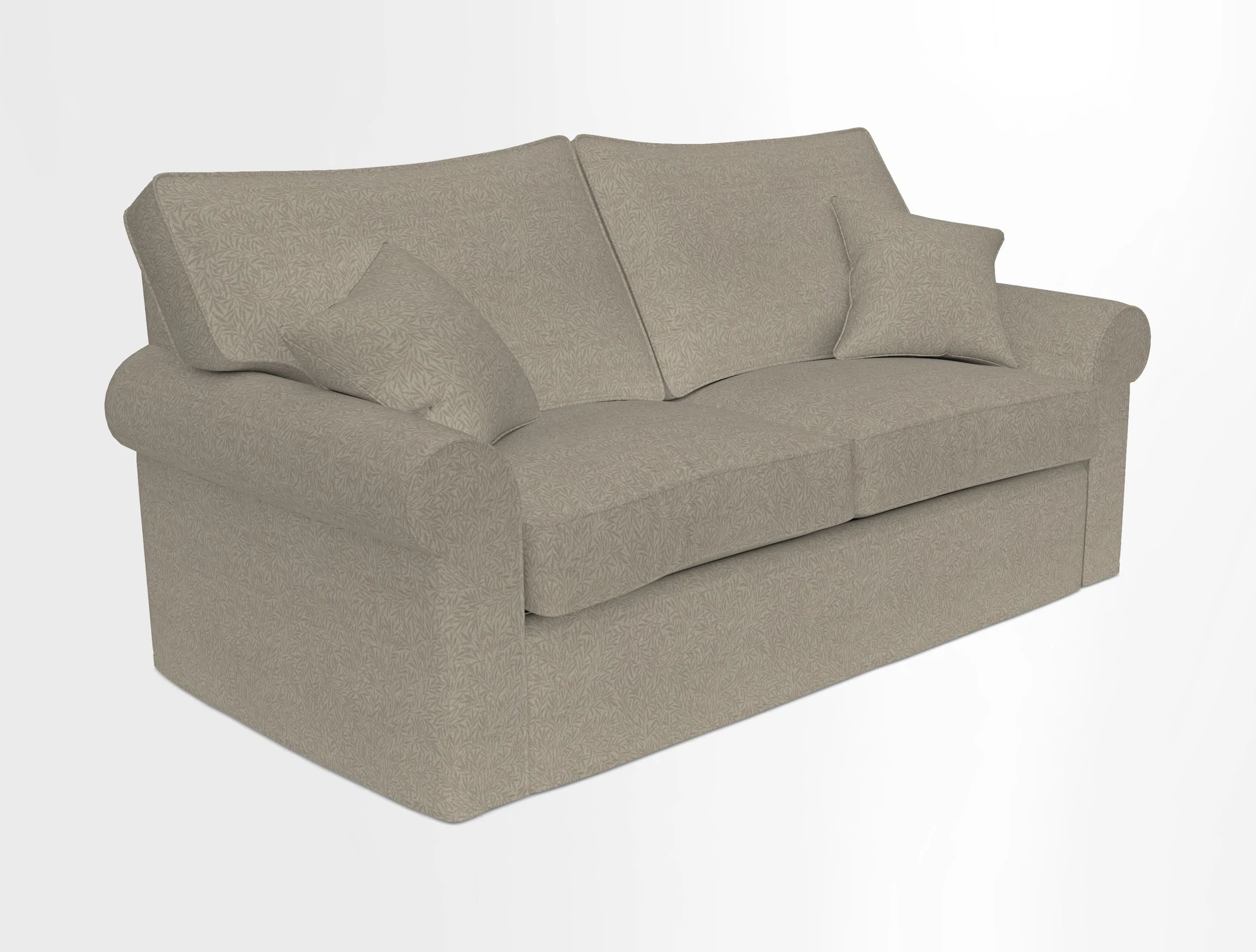 Upperton Sofa Bed in Floral Linen Even So Verde
