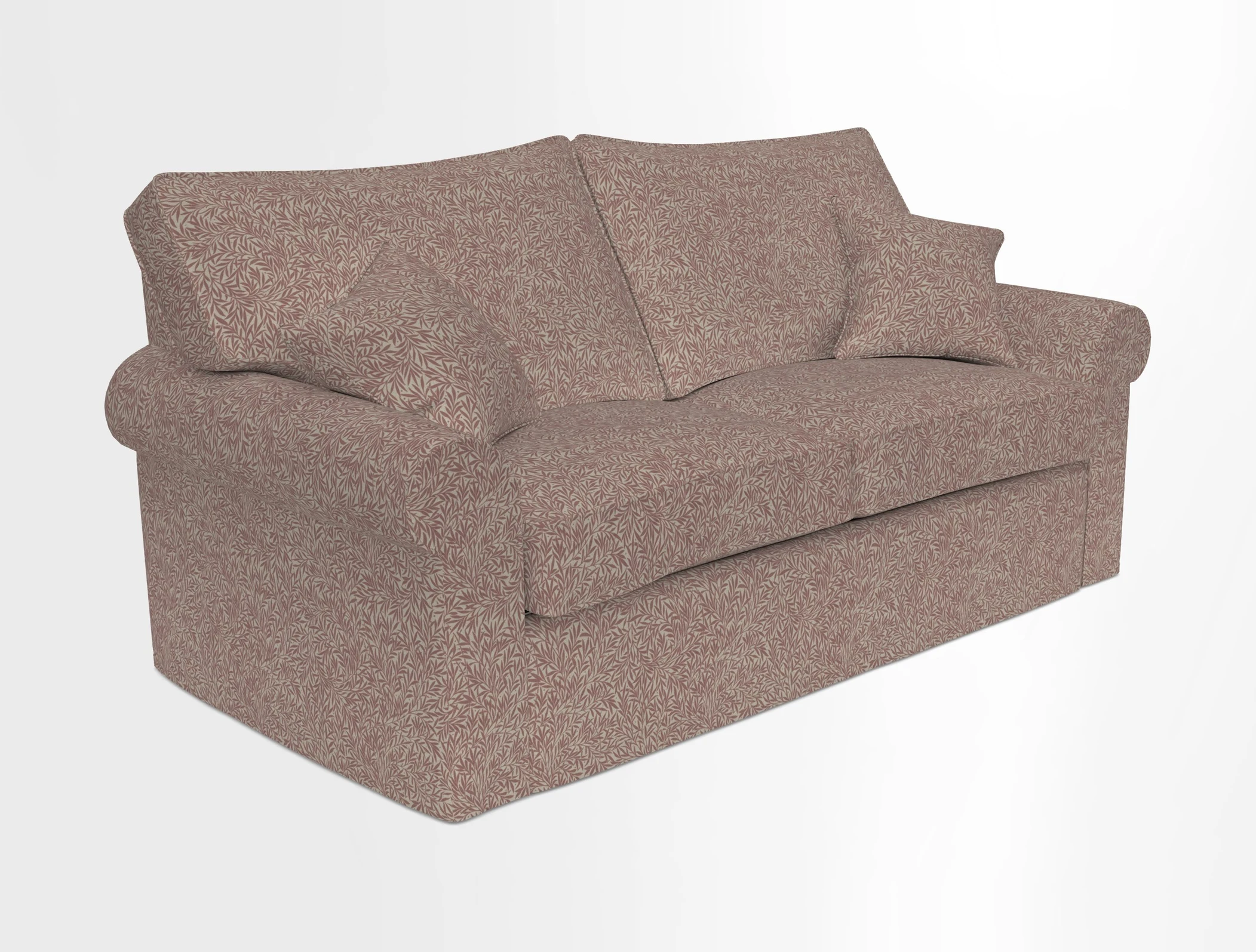 Upperton Sofa Bed in Floral Linen Even So Verde