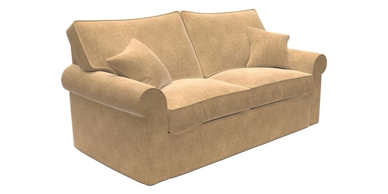 Upperton Sofa Bed in Floral Linen Even So Verde Upperton Sofa Bed in Floral Linen Even So Verde