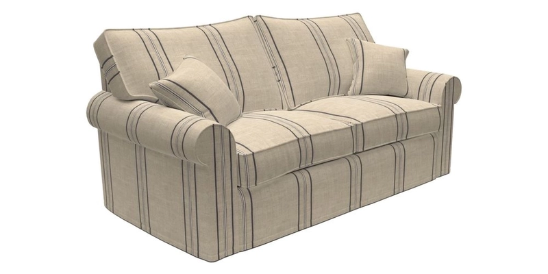 Upperton Sofa Bed in Floral Linen Even So Verde