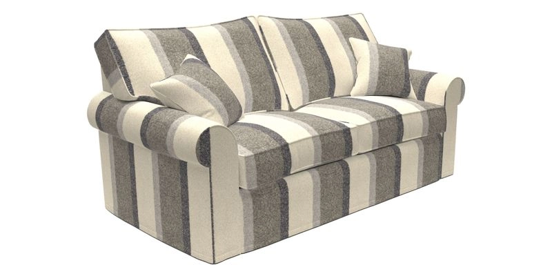 Upperton Sofa Bed in Floral Linen Even So Verde