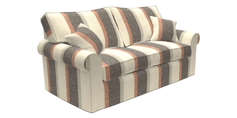 Upperton Sofa Bed in Floral Linen Even So Verde