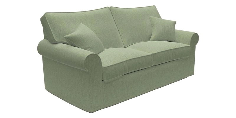 Upperton Sofa Bed in Floral Linen Even So Verde