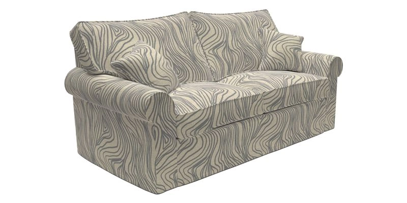 Upperton Sofa Bed in Floral Linen Even So Verde