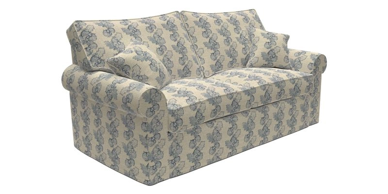 Upperton Sofa Bed in Floral Linen Even So Verde