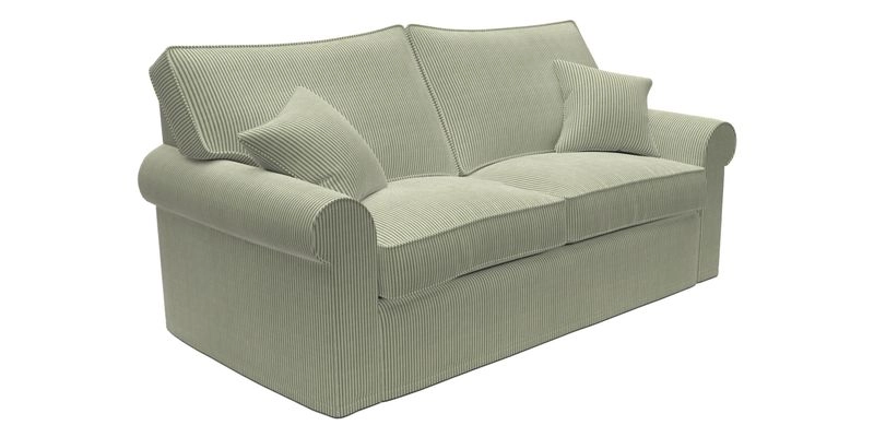 Upperton Sofa Bed in Floral Linen Even So Verde