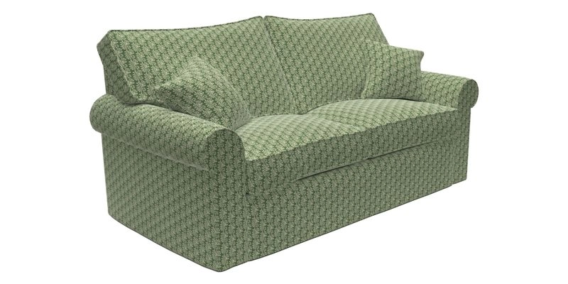 Upperton Sofa Bed in Floral Linen Even So Verde