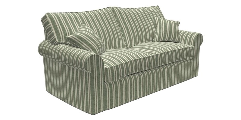 Upperton Sofa Bed in Floral Linen Even So Verde